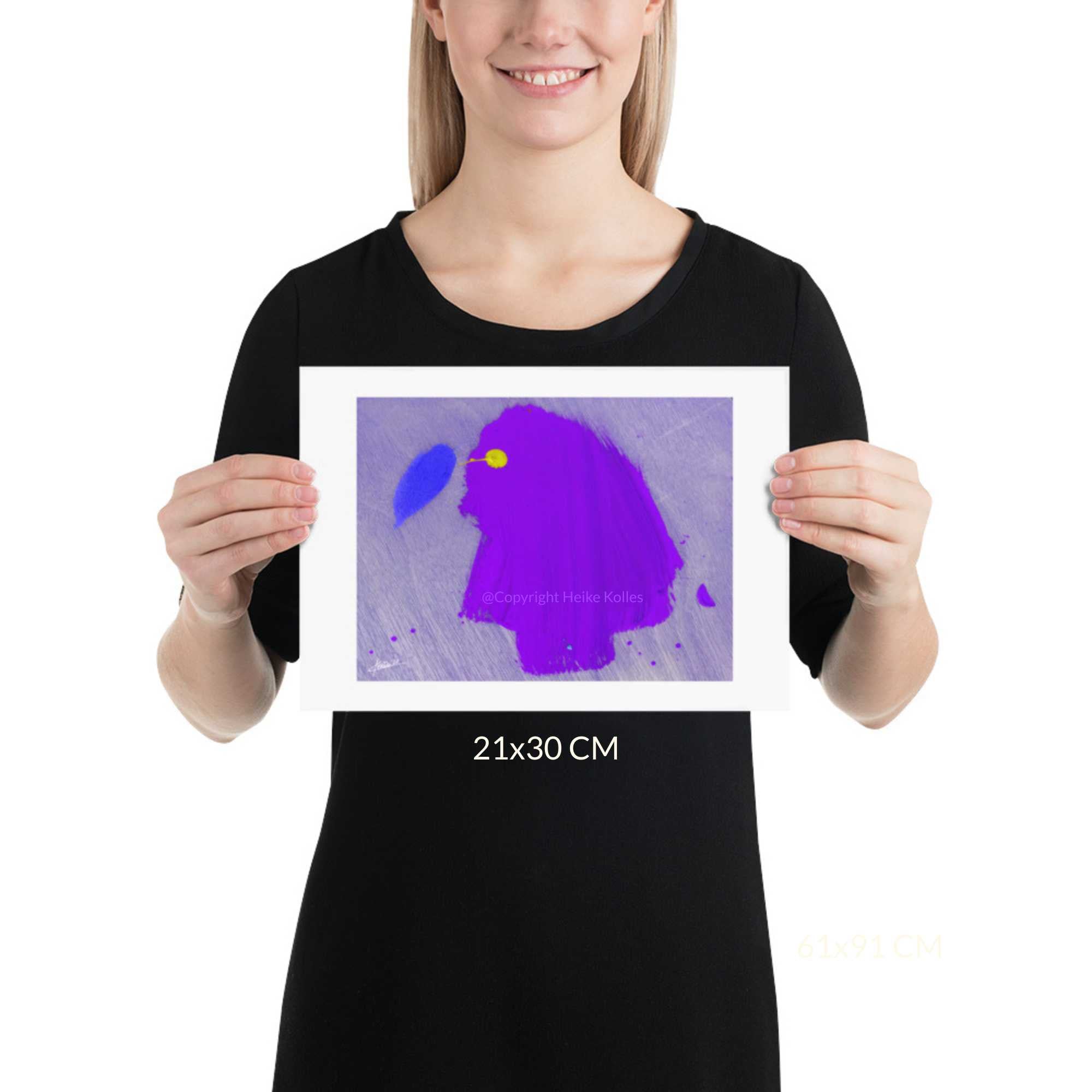 ART PRINT | PURPLE PARADISE BIRD