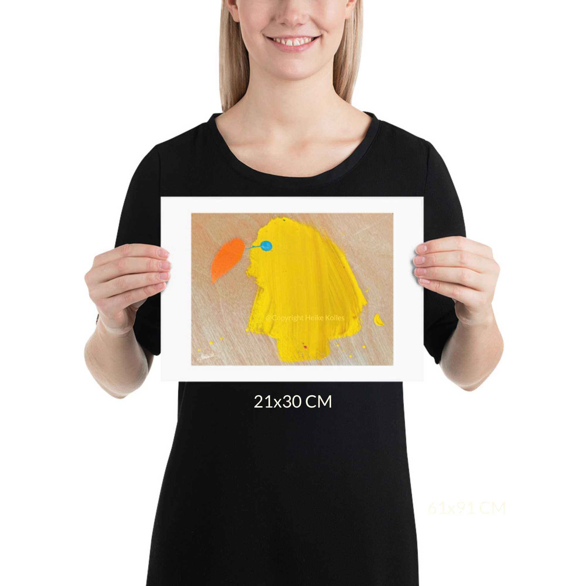 ART PRINT | YELLOW PARADISE BIRD