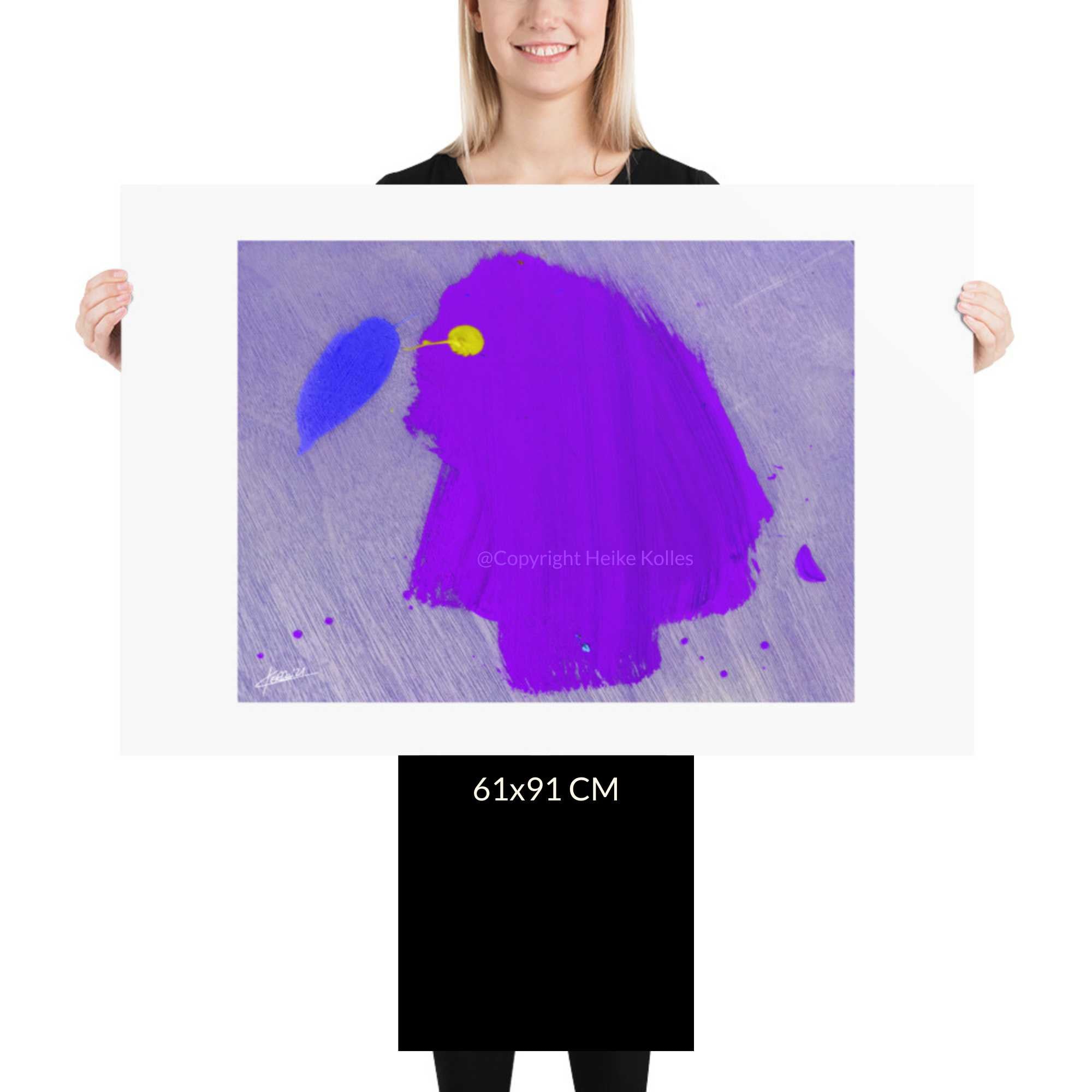 ART PRINT | PURPLE PARADISE BIRD