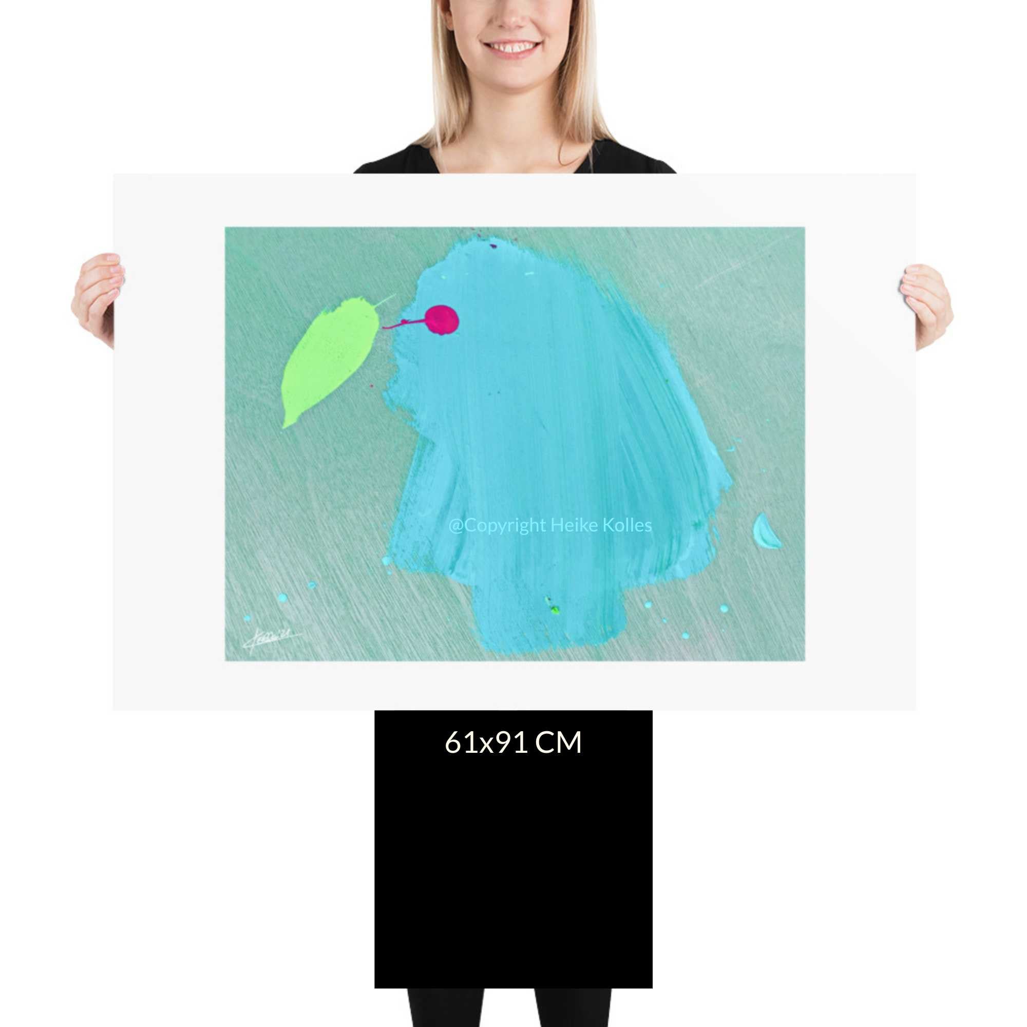 ART PRINT | TURQUOISE BIRD