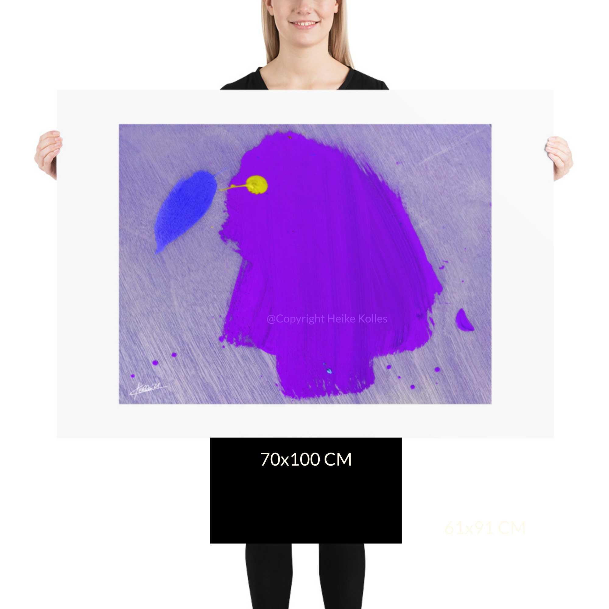 ART PRINT | PURPLE PARADISE BIRD