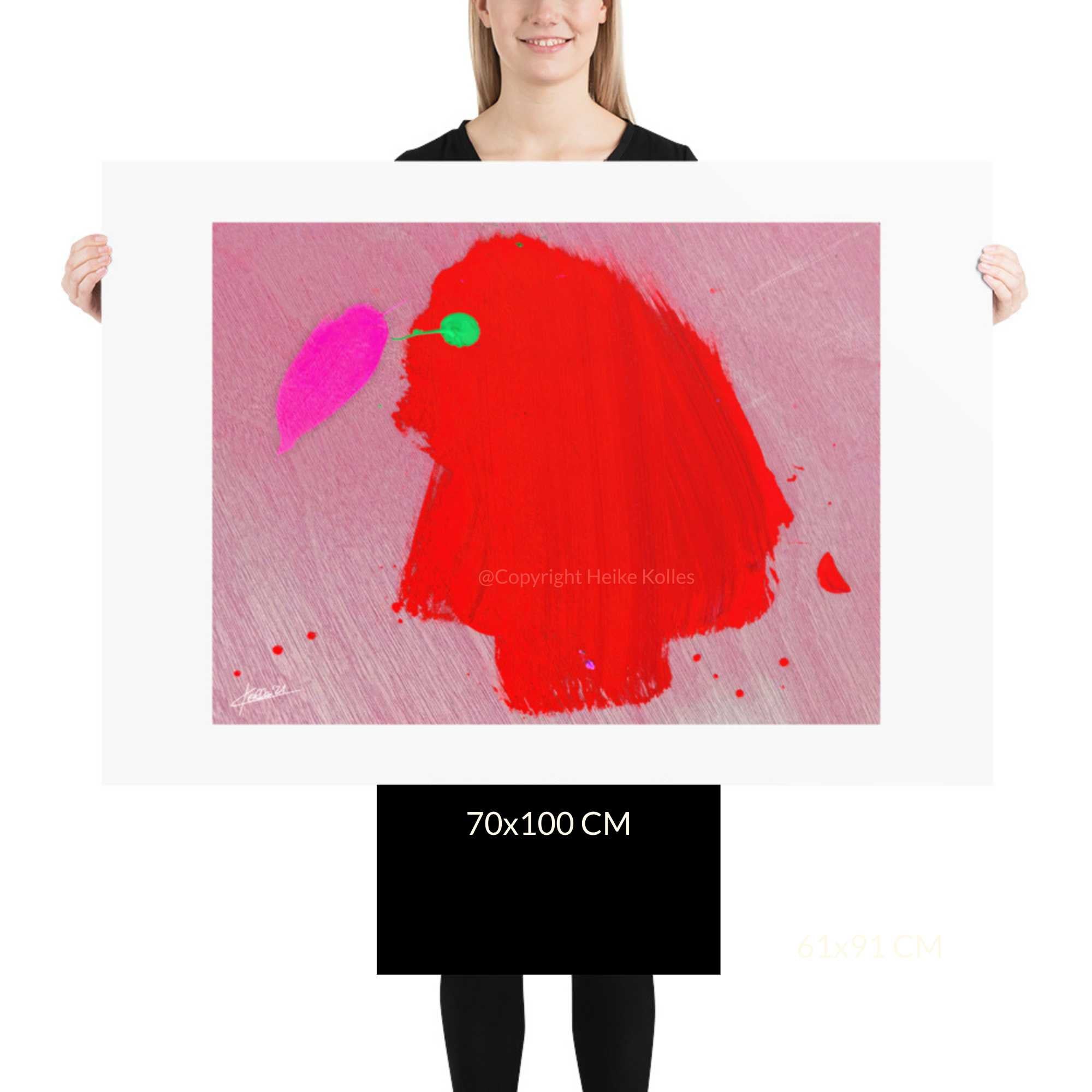 ART PRINT | RED PARADISE BIRD