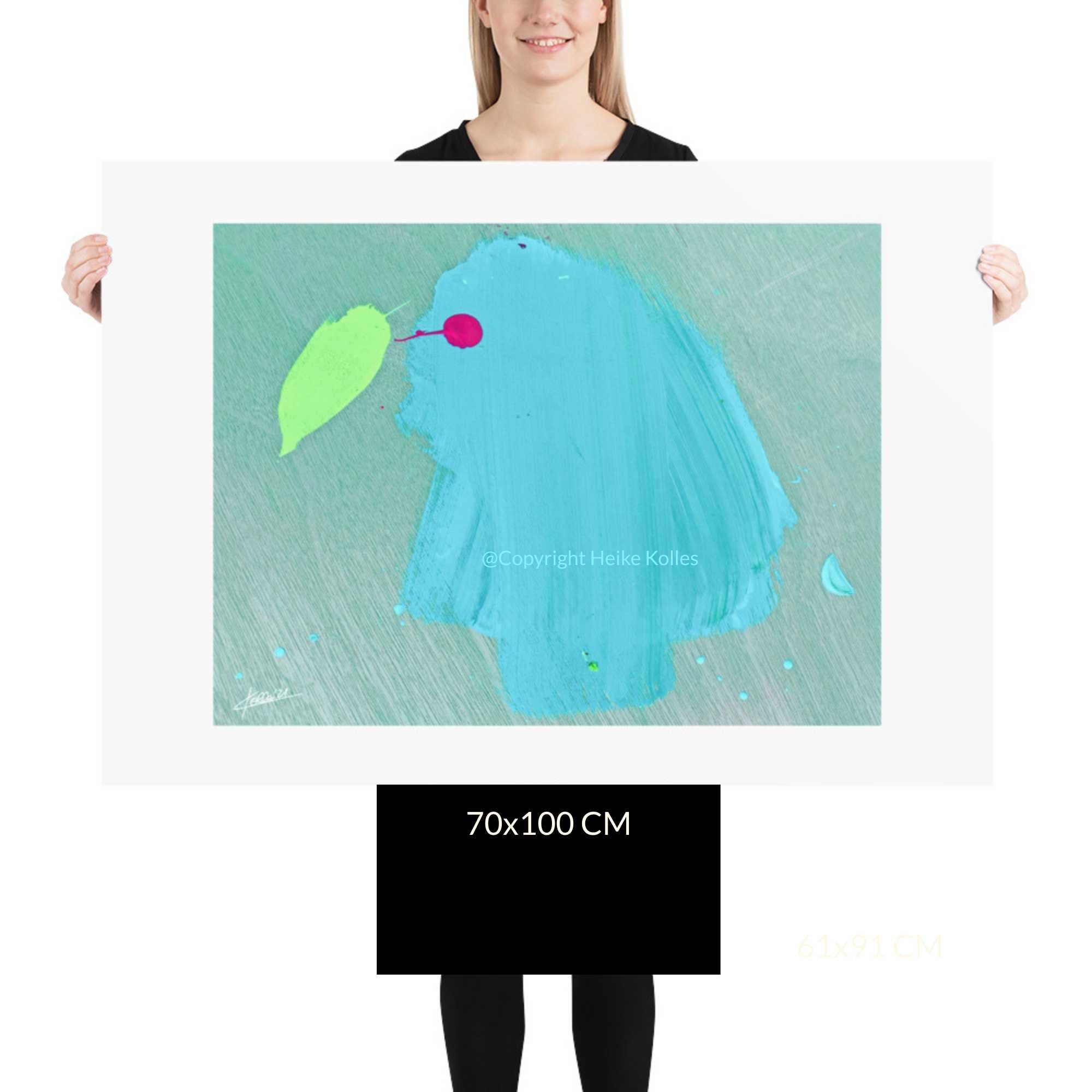 ART PRINT | TURQUOISE BIRD