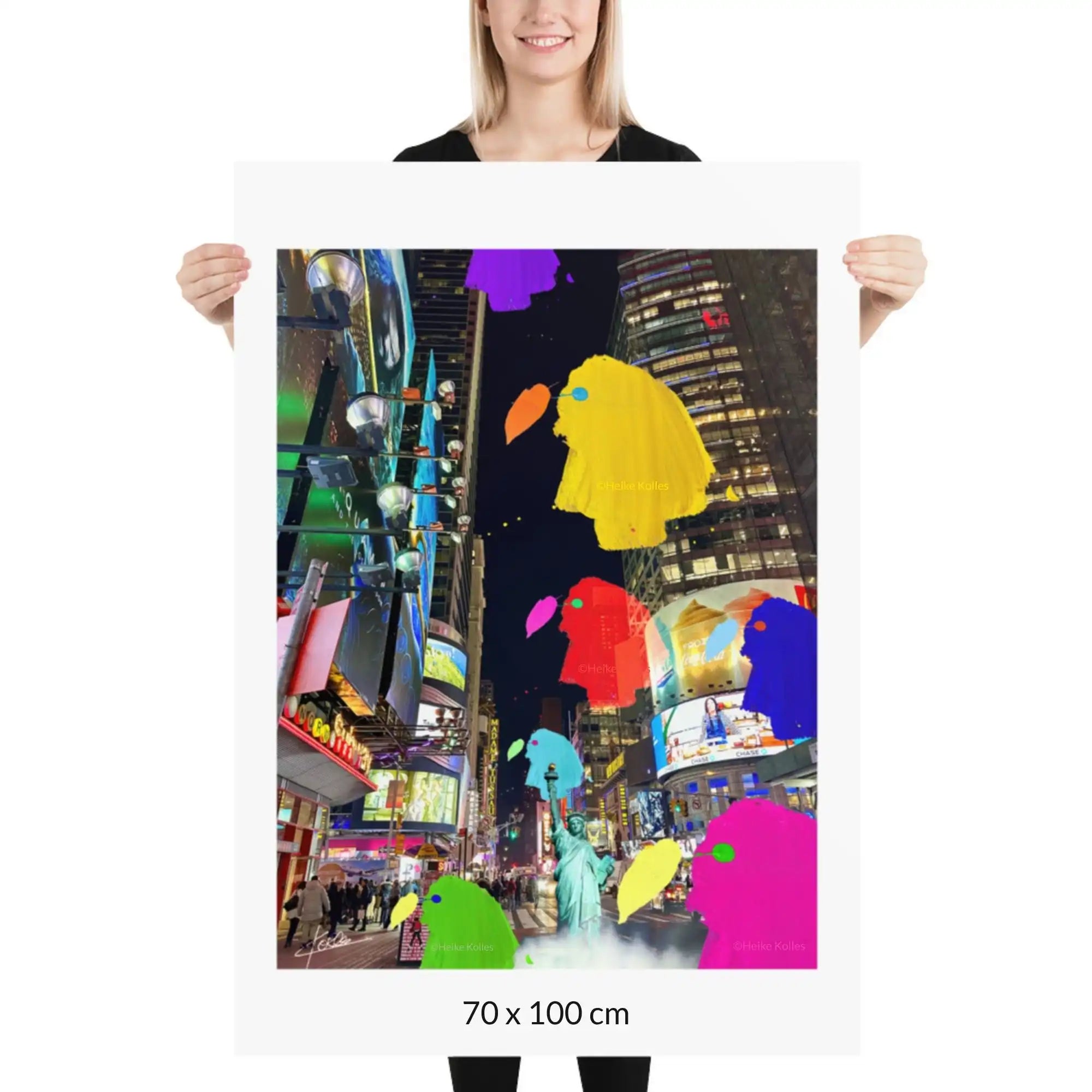 ART PRINT | The PARADISE BIRDS | VOYAGE - Times Square. Born fo fly free