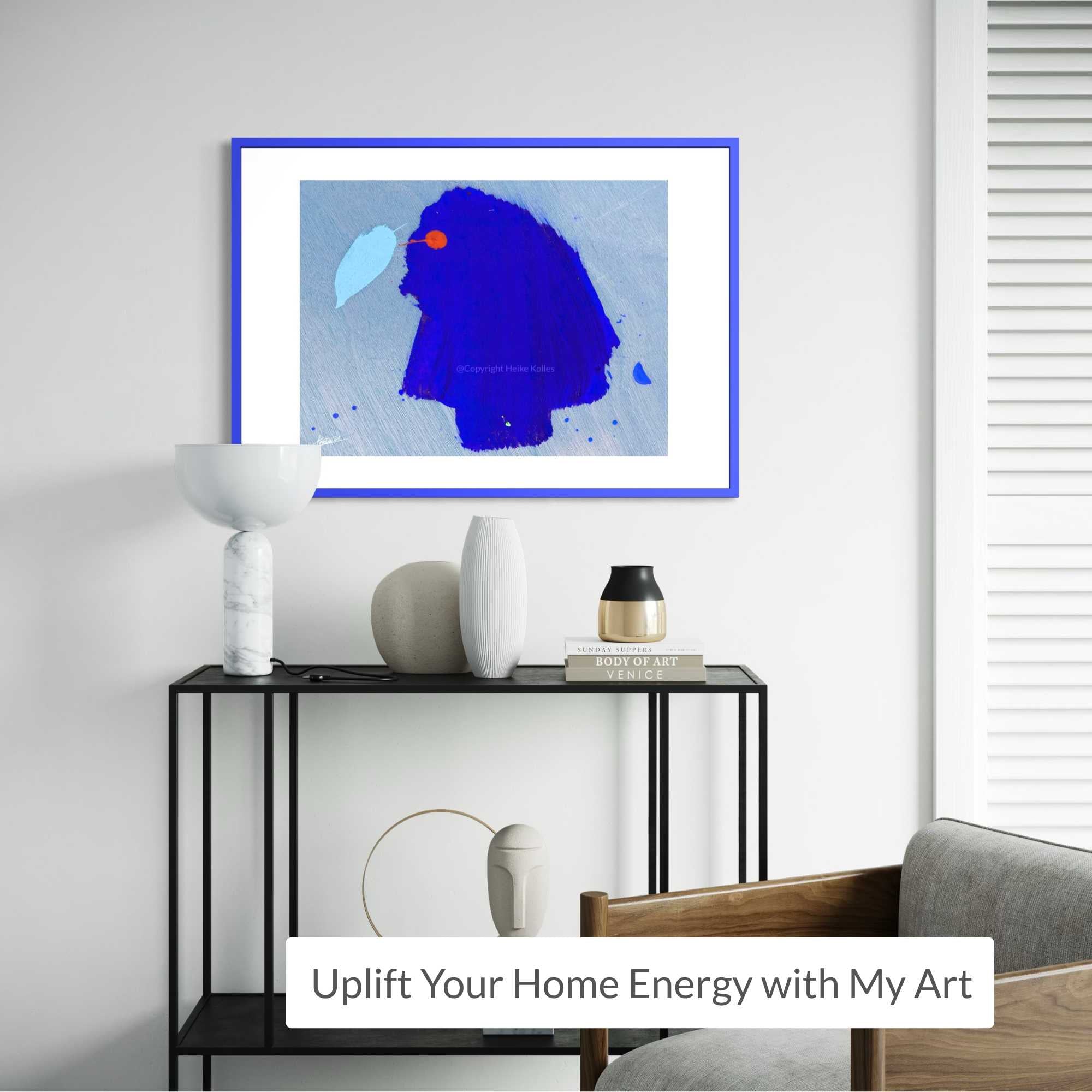 ART PRINT | BLUE PARADISE BIRD | CORE