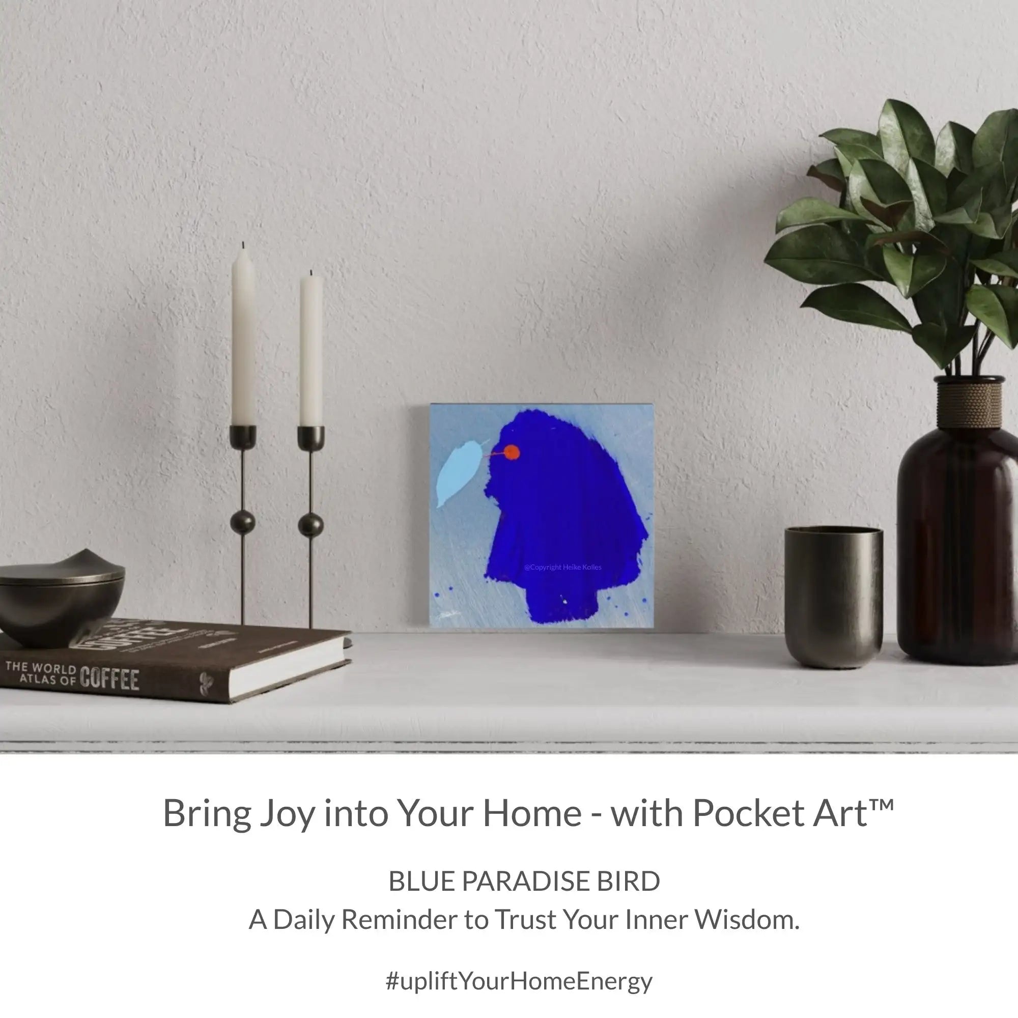 POCKET ART™ – ART2GO | BLUE PARADISE BIRD
