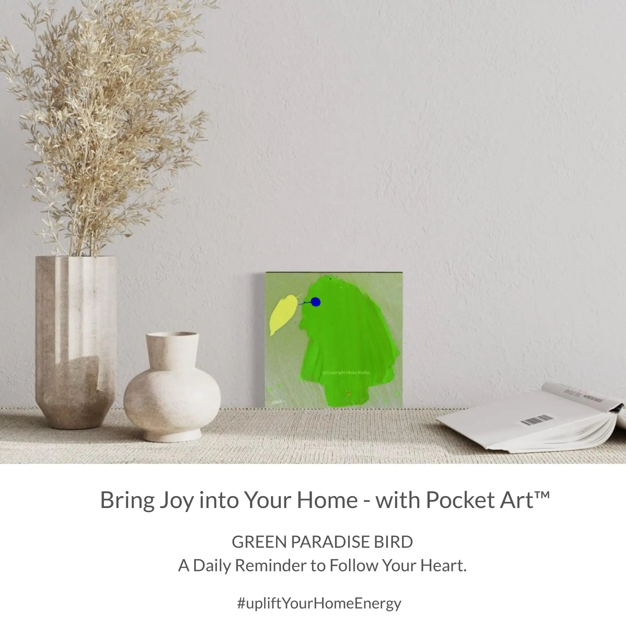 Pocket Art™ – Art2Go | GREEN PARADISE BIRD