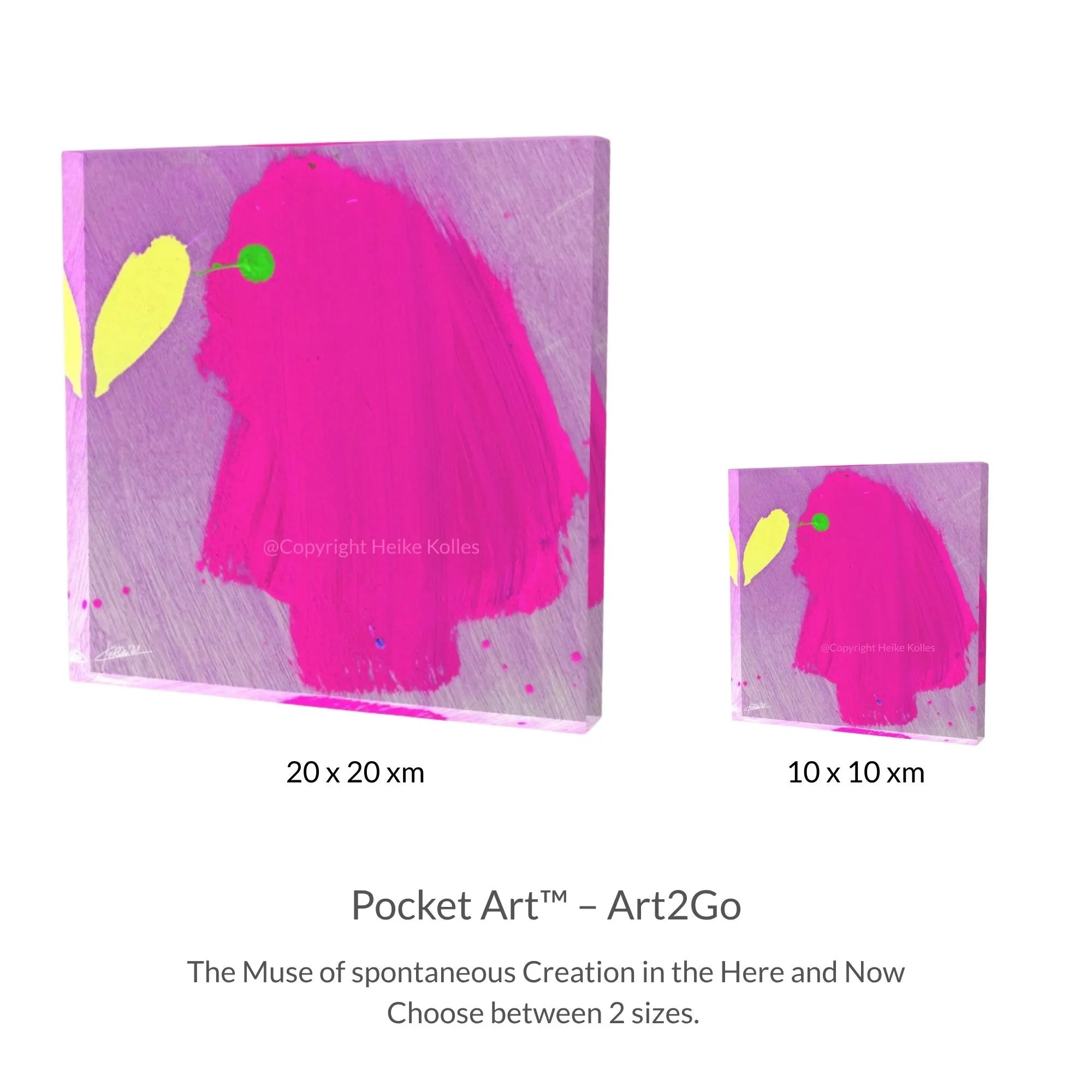 Pocket Art™ – Art2Go | PINK PARADISE BIRD
