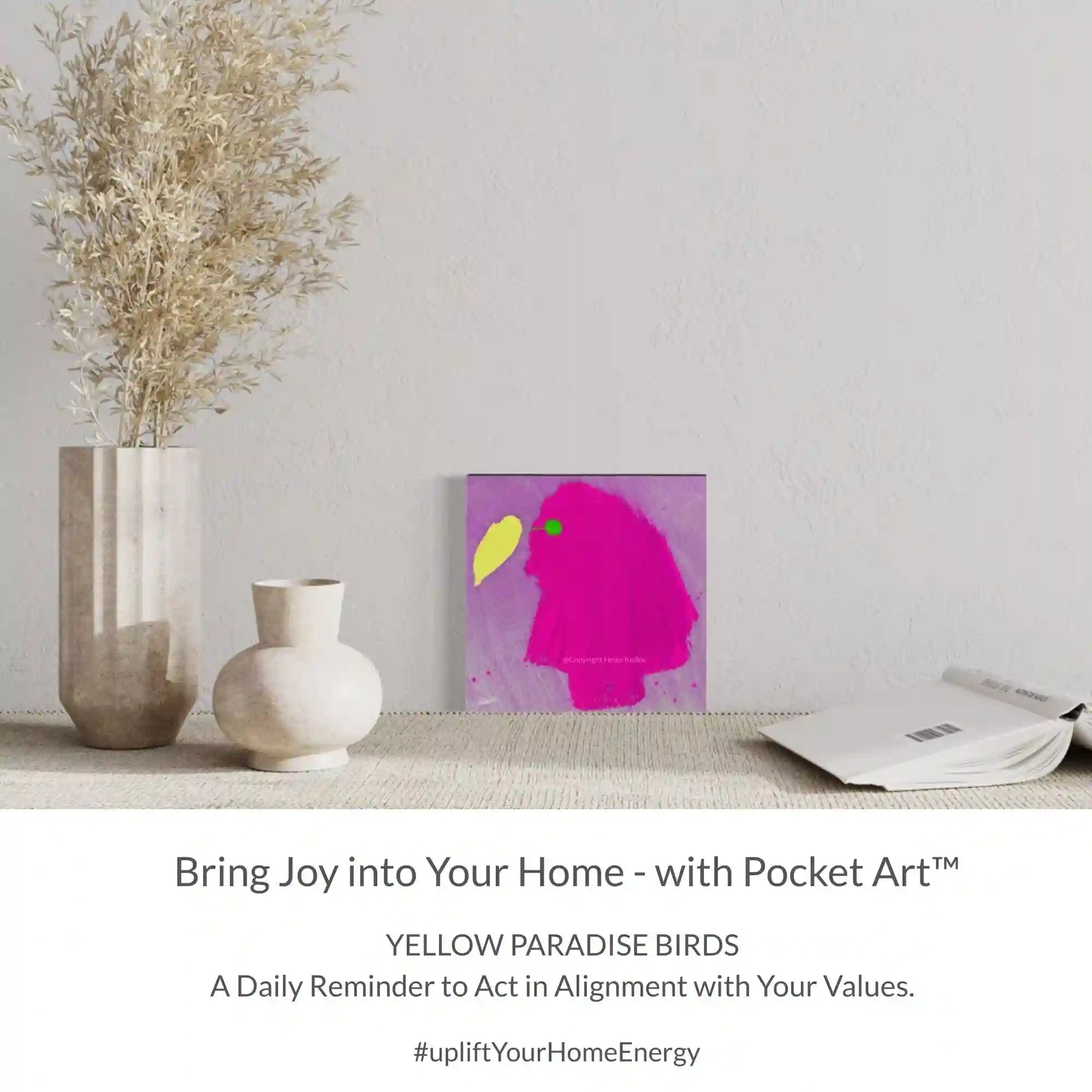 Pocket Art™ – Art2Go | PINK PARADISE BIRD