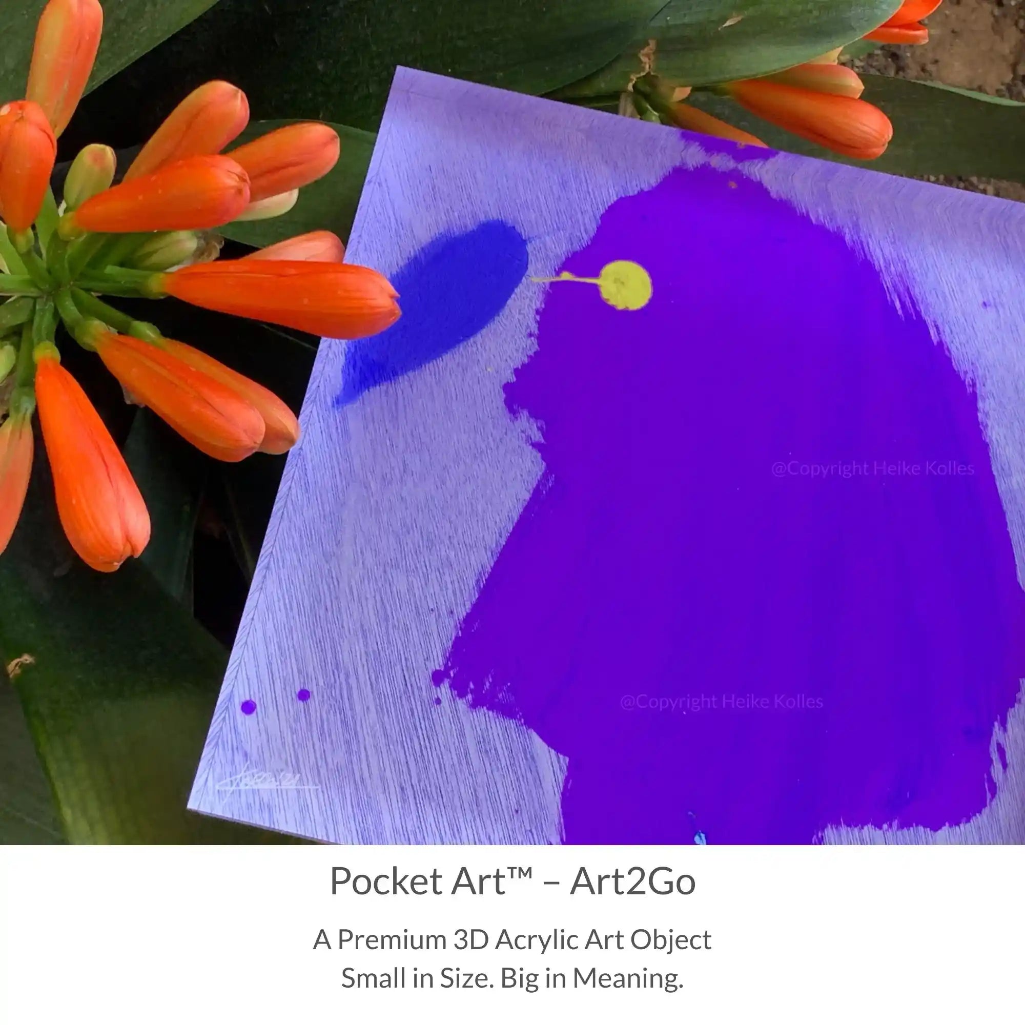 Pocket Art™ – Art2Go | PURPLE PARADISE BIRD