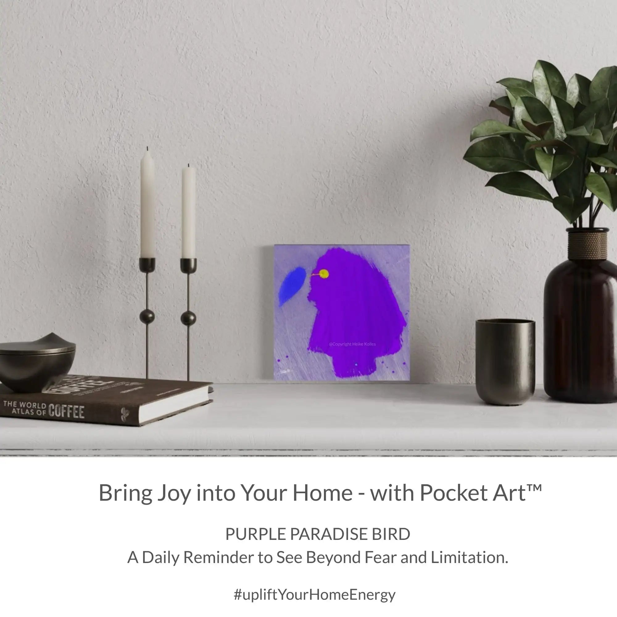 Pocket Art™ – Art2Go | PURPLE PARADISE BIRD