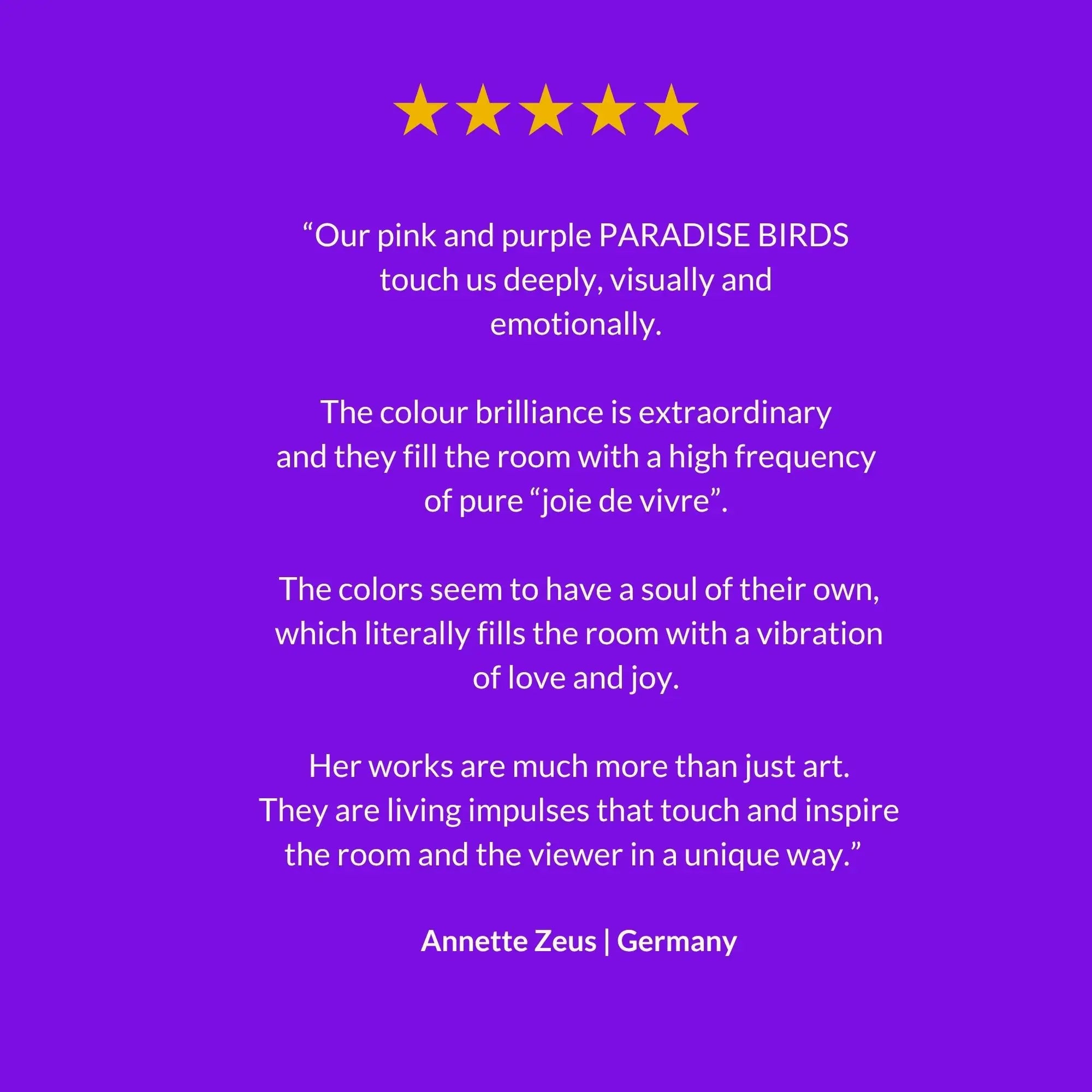 Pocket Art™ – Art2Go | PURPLE PARADISE BIRD
