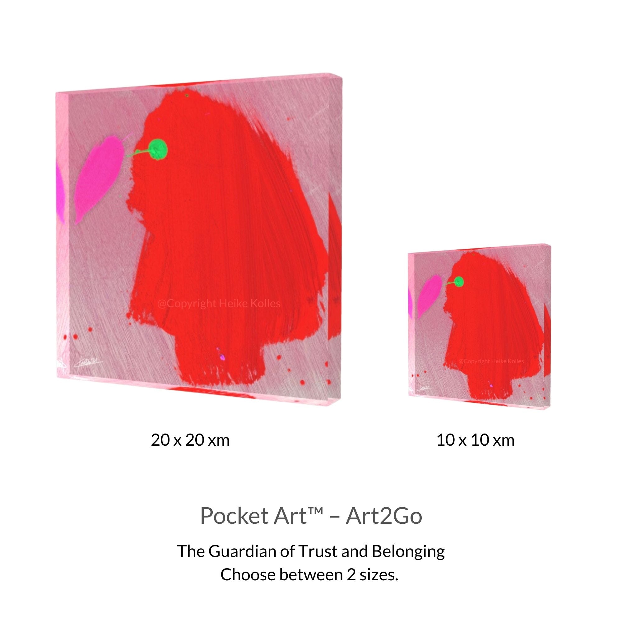 Pocket Art™ – Art2Go | RED PARADISE BIRD