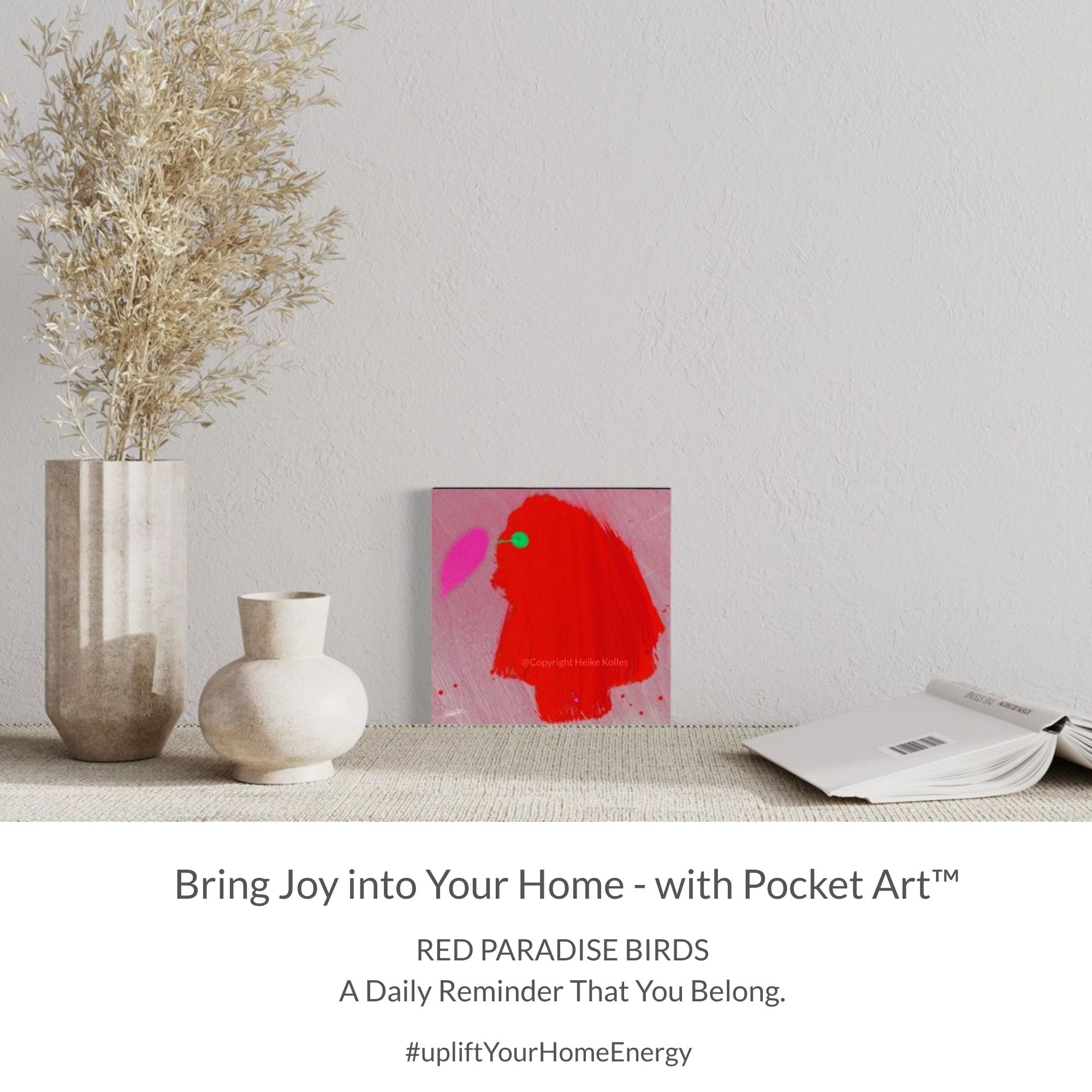 Pocket Art™ – Art2Go | RED PARADISE BIRD