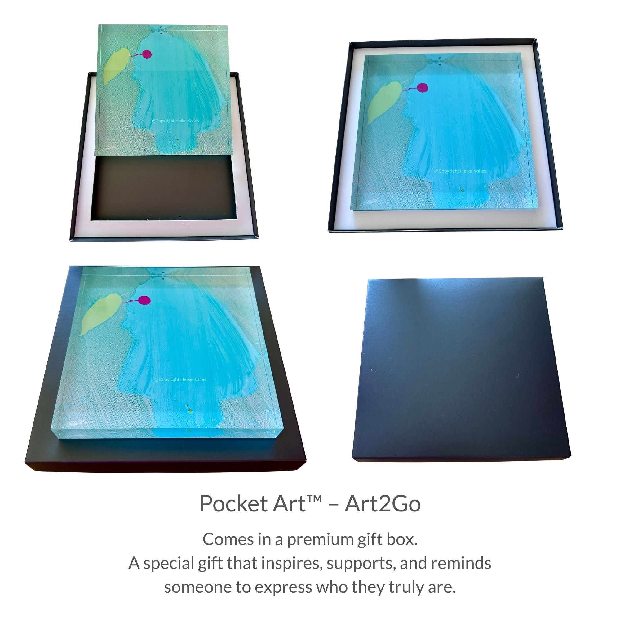 Pocket Art™ – Art2Go | TURQUOISE PARADISE BIRD