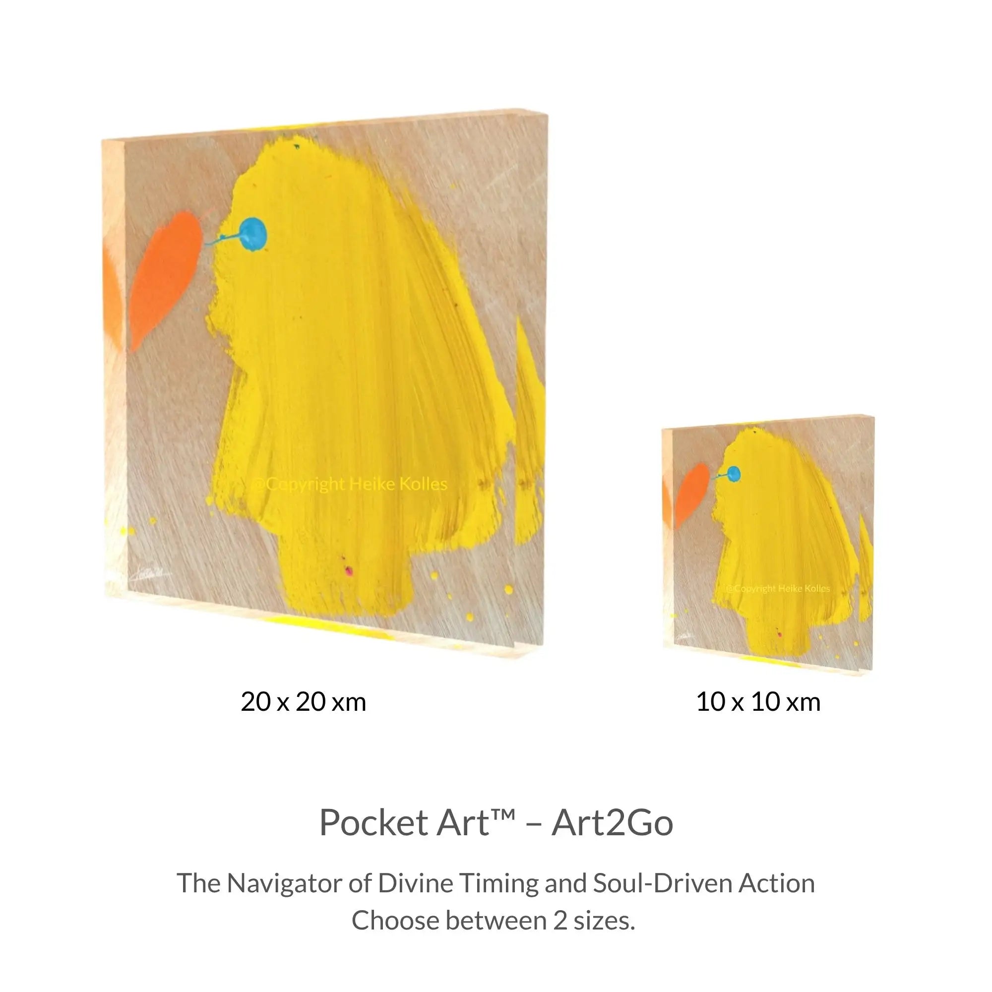Pocket Art™ – Art2Go | YELLOW PARADISE BIRD
