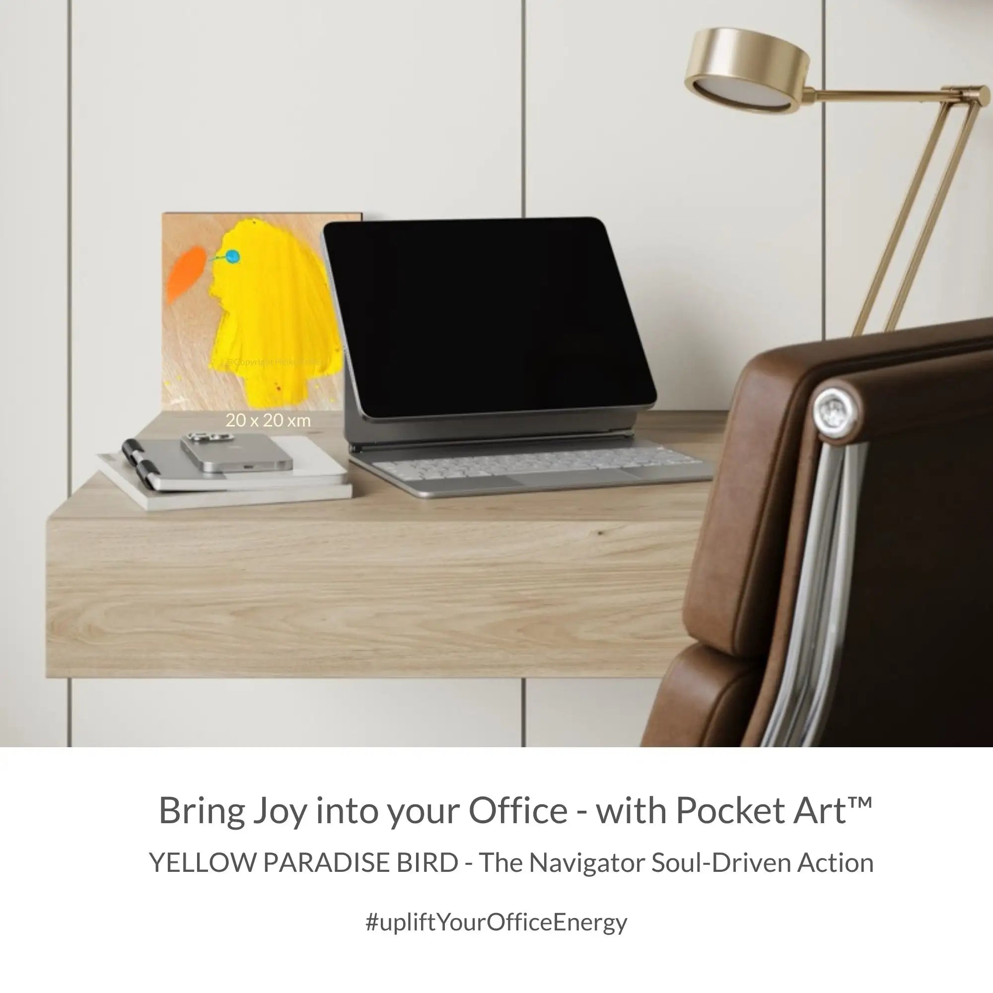 Pocket Art™ – Art2Go | YELLOW PARADISE BIRD