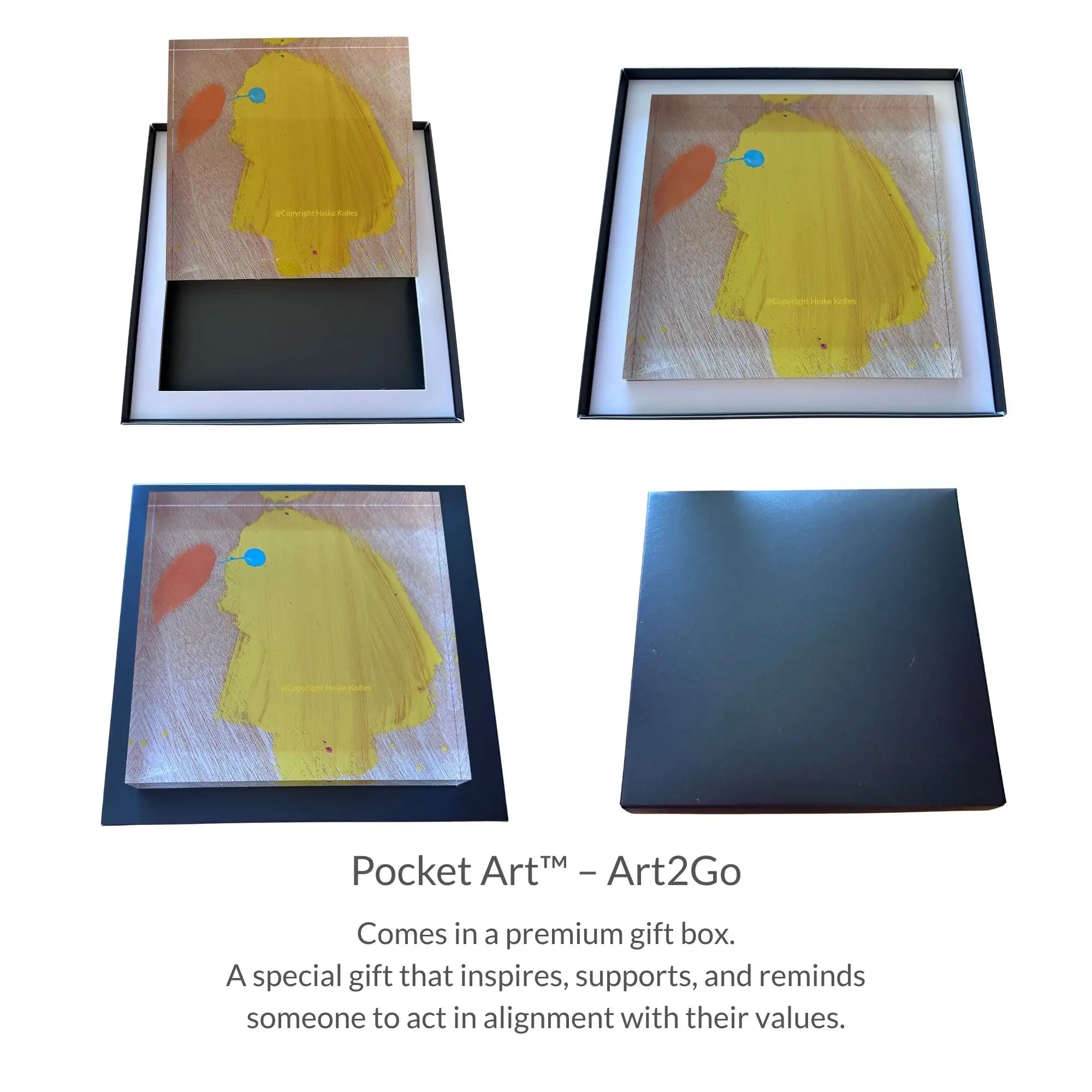 Pocket Art™ – Art2Go | YELLOW PARADISE BIRD