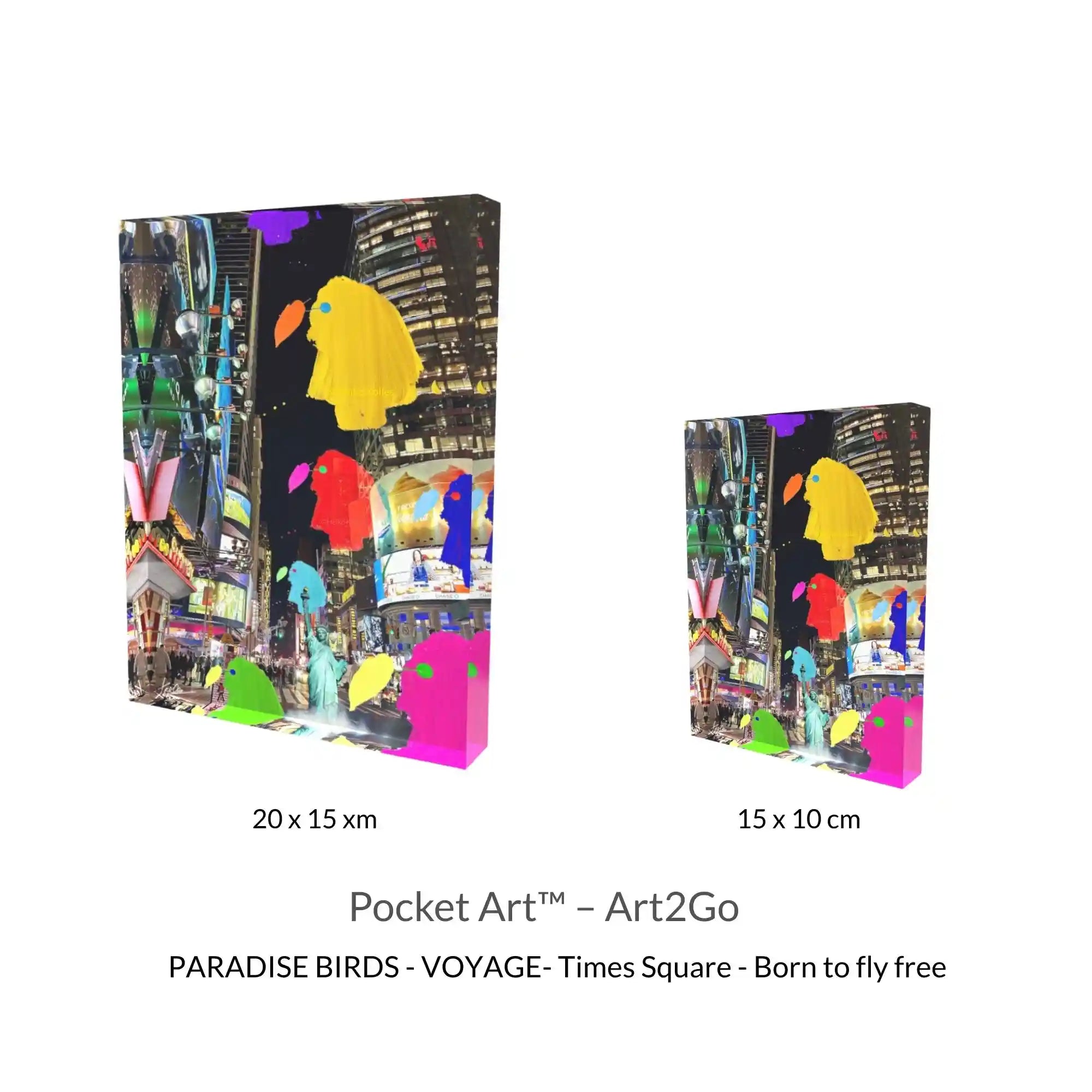 POCKET ART™ – ART2GO | PARADISE BIRDS | VOYAGE - Born to fly free