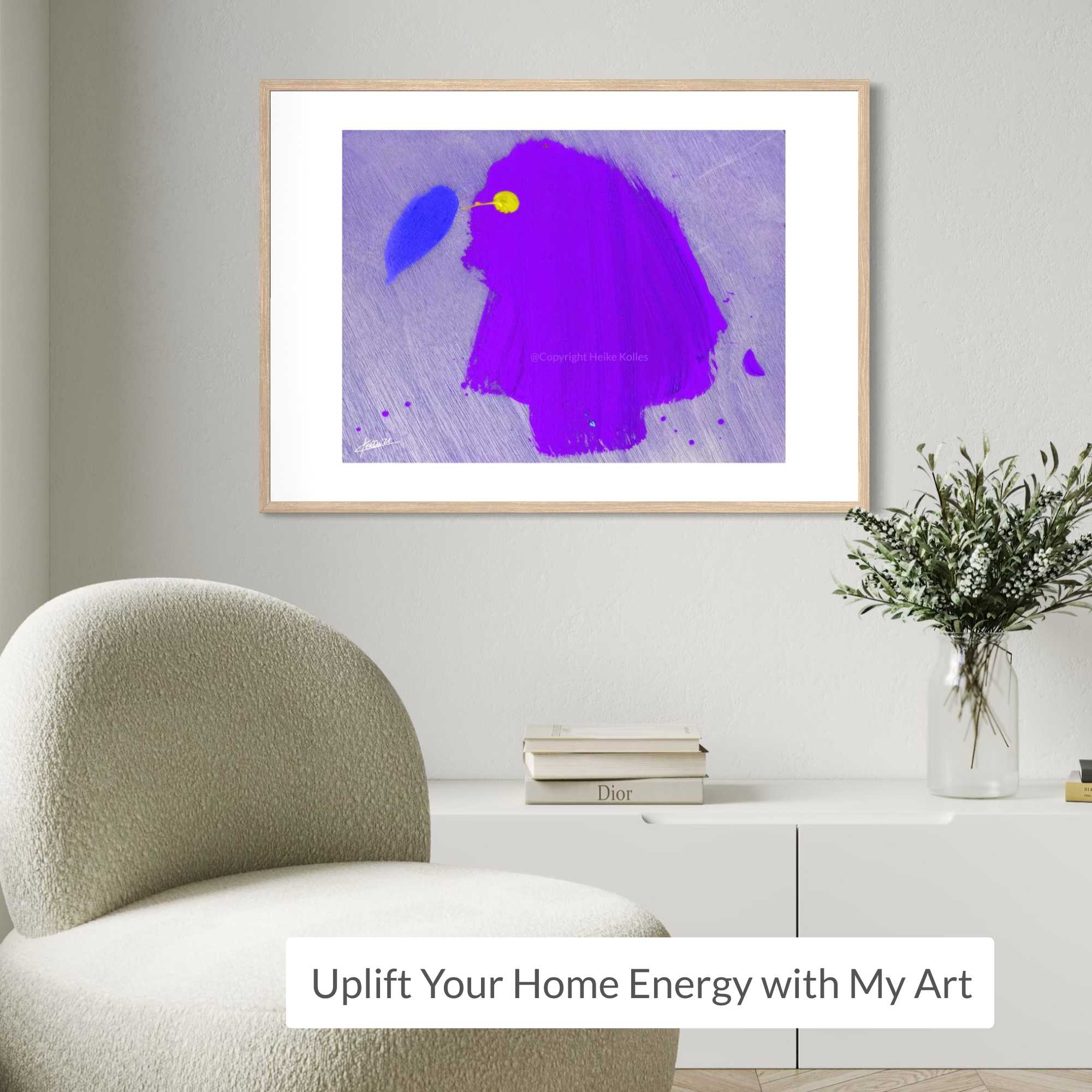 ART PRINT | PURPLE PARADISE BIRD | CORE