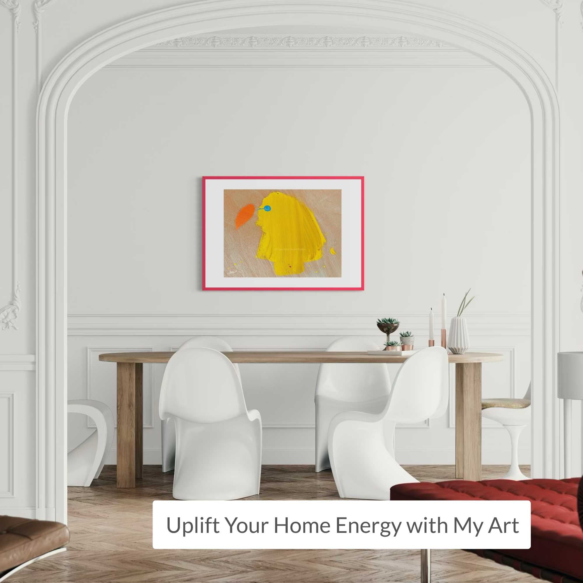 ART PRINT | YELLOW PARADISE BIRD