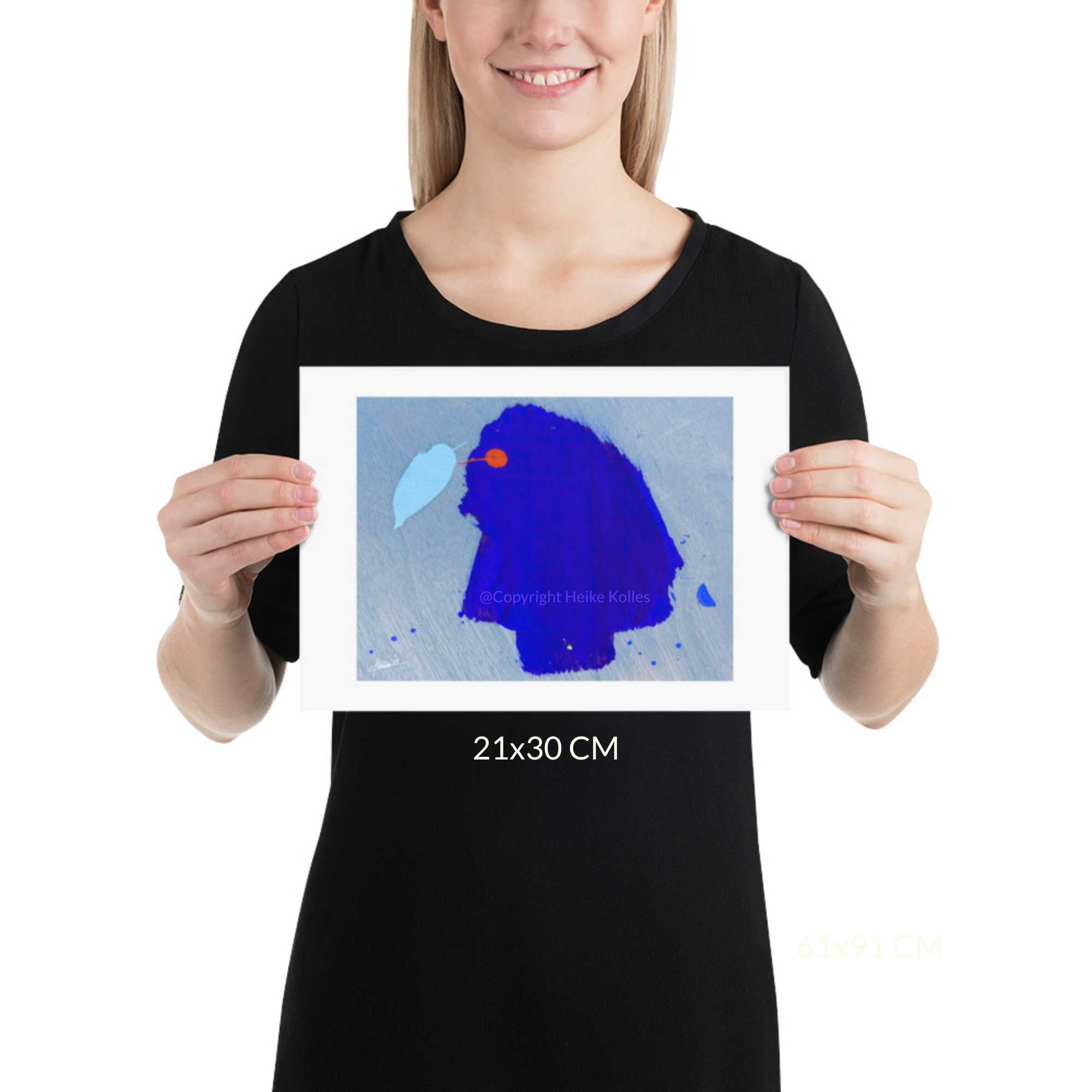 ART PRINT | BLUE PARADISE BIRD