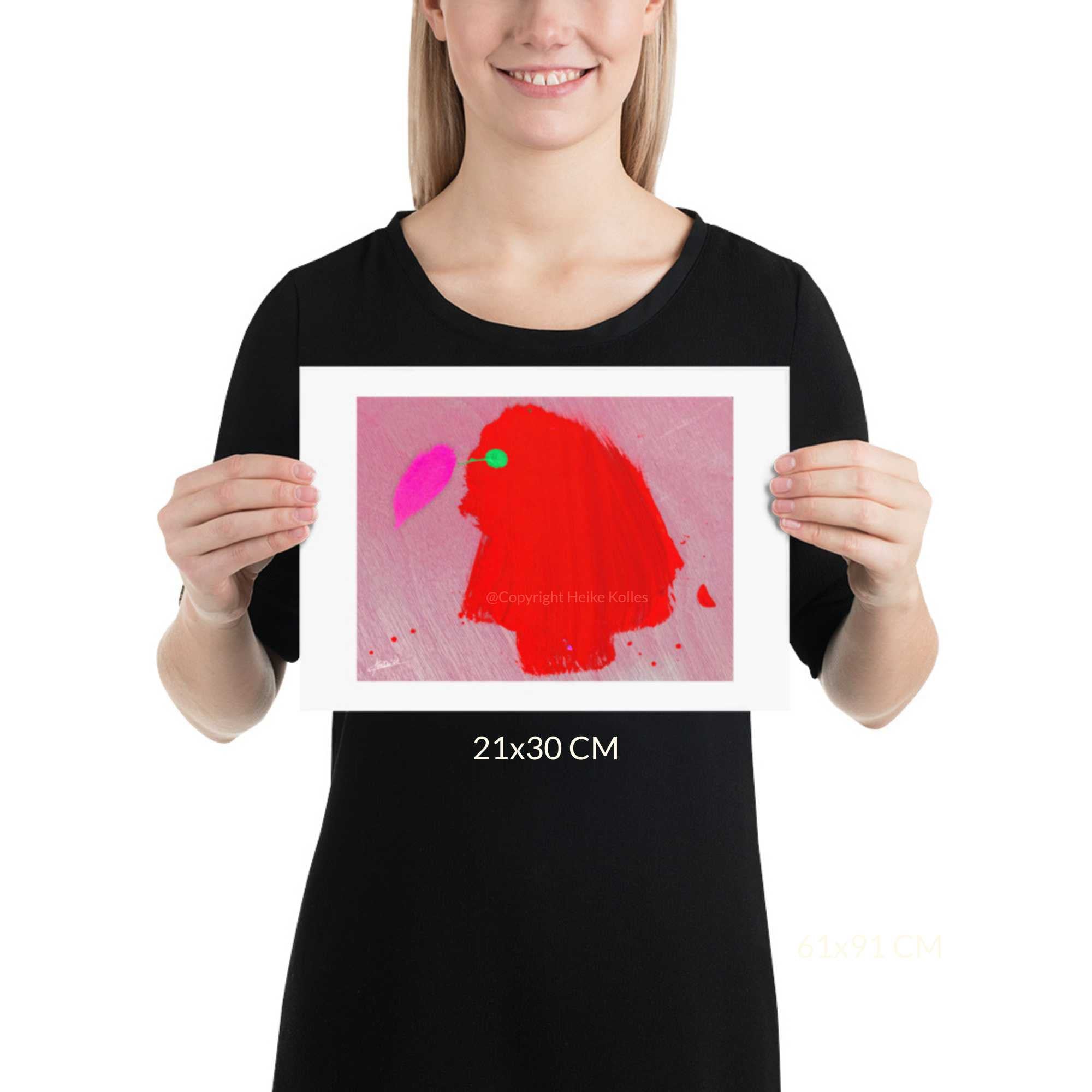 ART PRINT | RED PARADISE BIRD