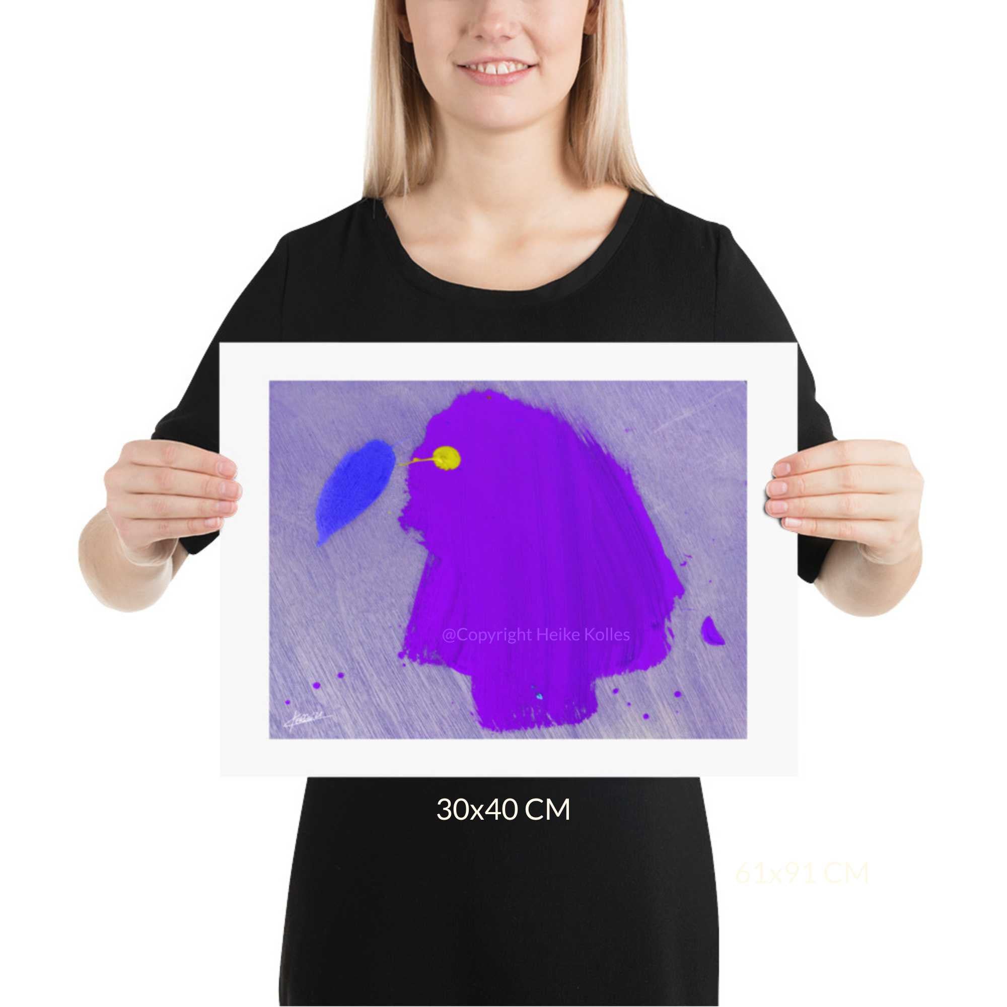 ART PRINT | PURPLE PARADISE BIRD