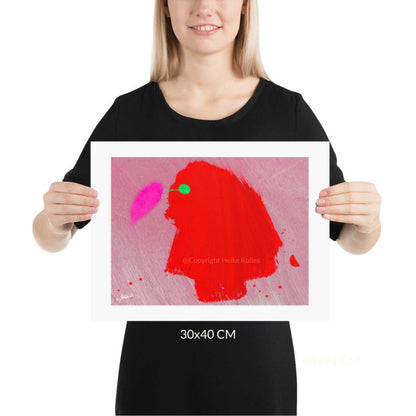 ART PRINT | RED PARADISE BIRD