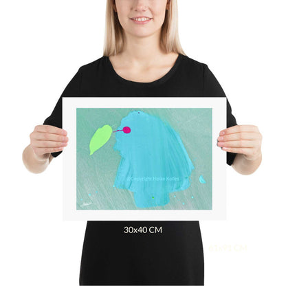 ART PRINT | TURQUOISE BIRD