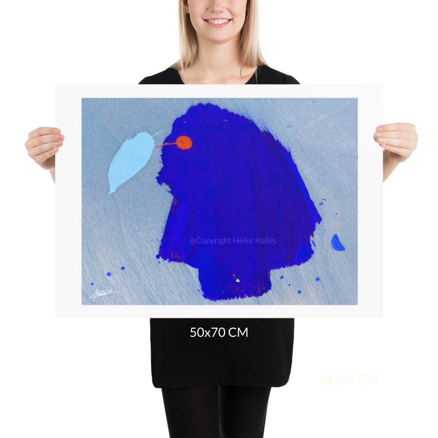 ART PRINT | BLUE PARADISE BIRD