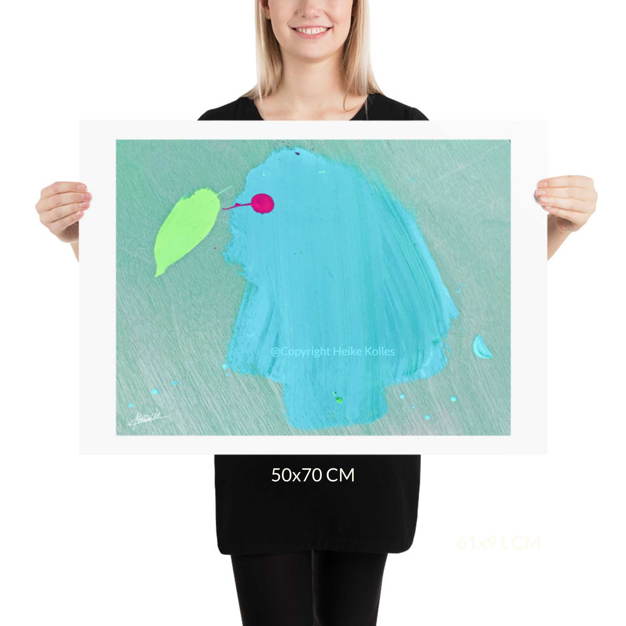 ART PRINT | TURQUOISE BIRD