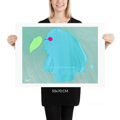 ART PRINT | TURQUOISE BIRD