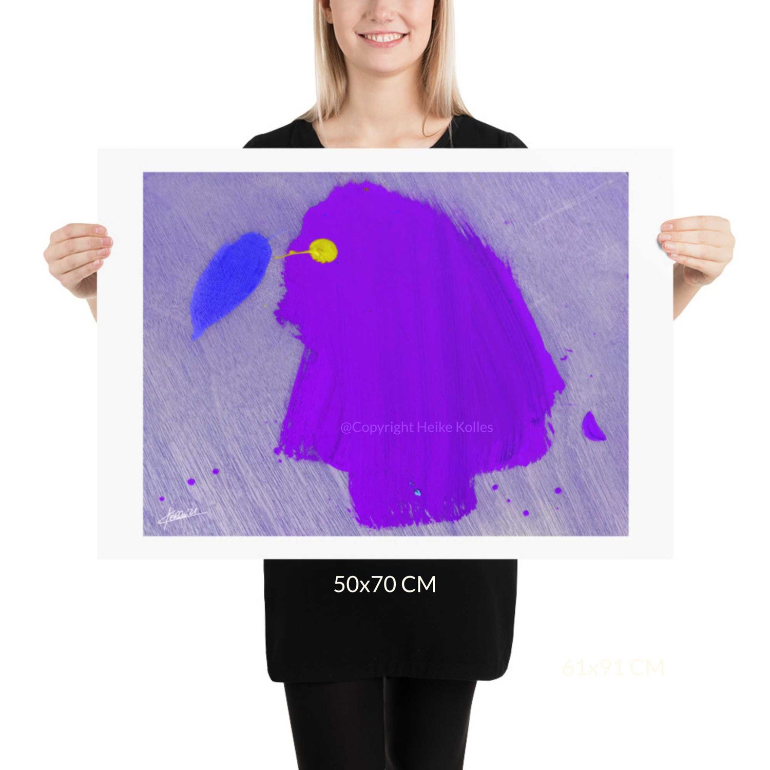 ART PRINT | PURPLE PARADISE BIRD