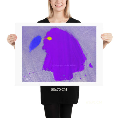 ART PRINT | PURPLE PARADISE BIRD