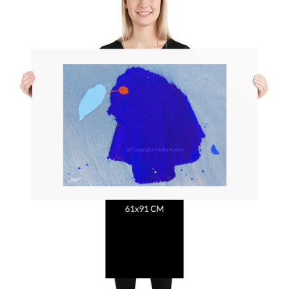 ART PRINT | BLUE PARADISE BIRD