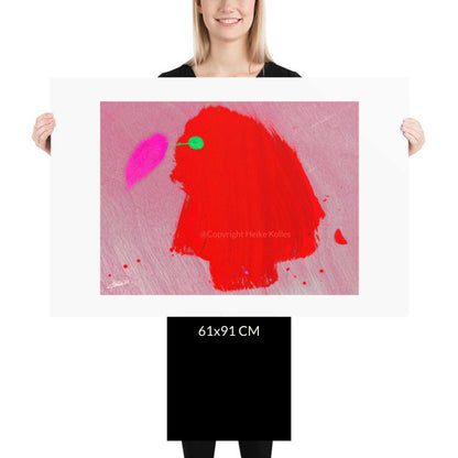 ART PRINT | RED PARADISE BIRD