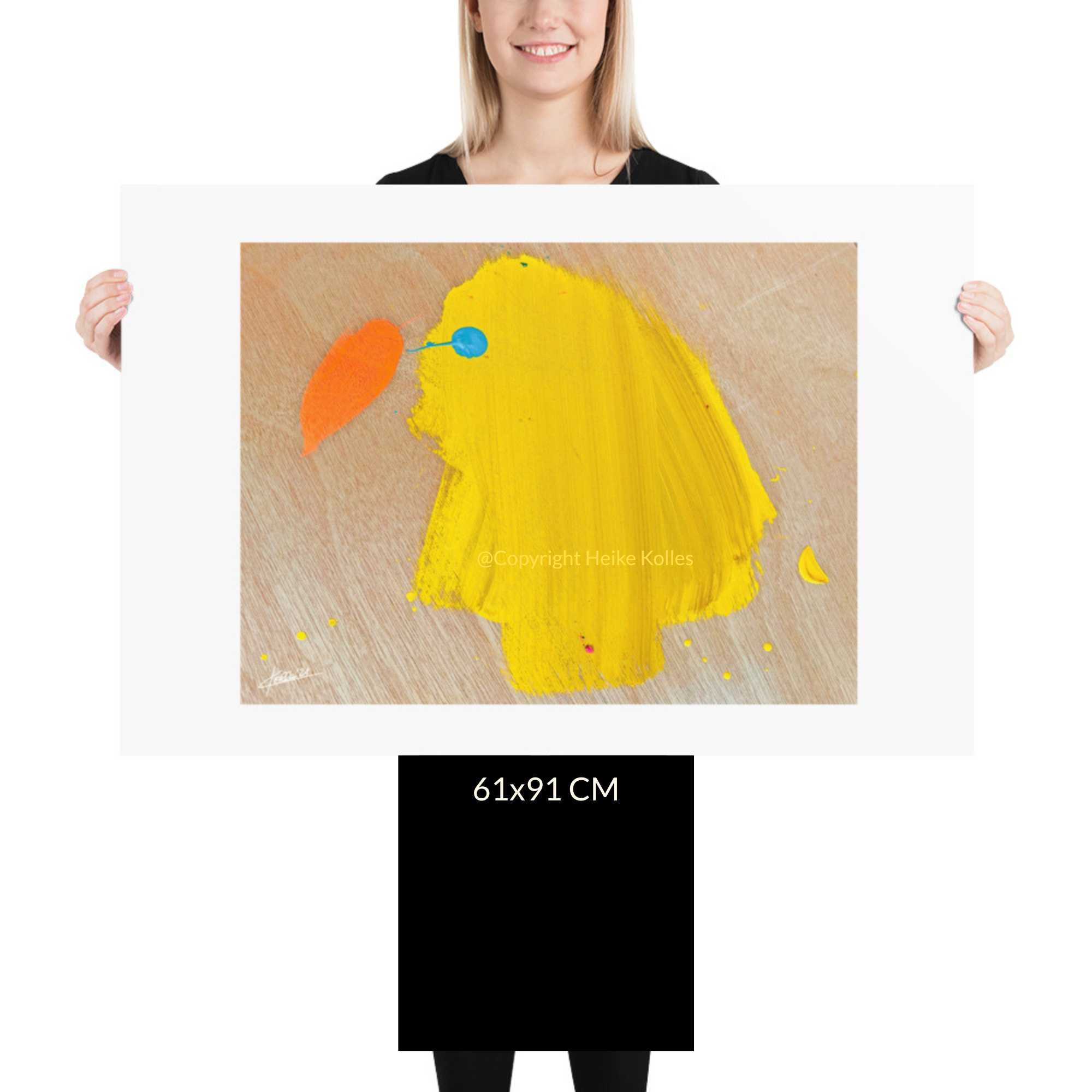 ART PRINT | YELLOW PARADISE BIRD