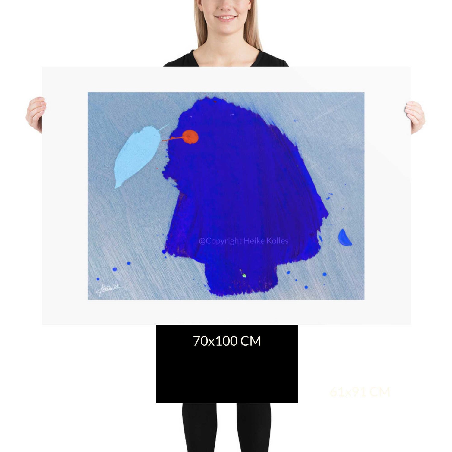 ART PRINT | BLUE PARADISE BIRD