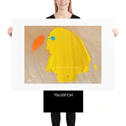 ART PRINT | YELLOW PARADISE BIRD