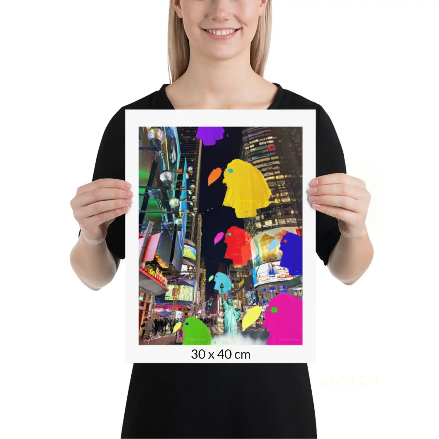 ART PRINT | The PARADISE BIRDS | VOYAGE - Times Square. Born fo fly free