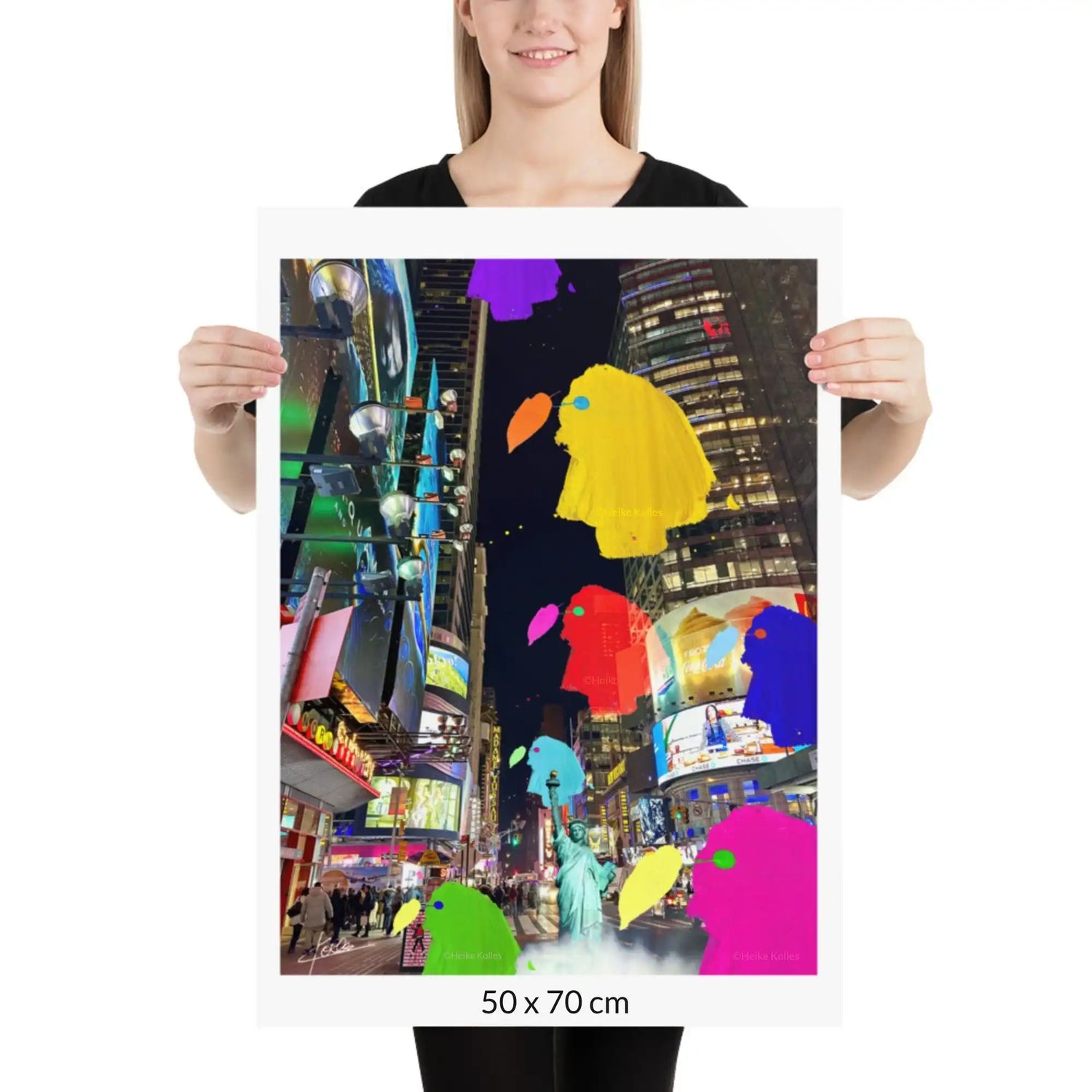ART PRINT | The PARADISE BIRDS | VOYAGE - Times Square. Born fo fly free