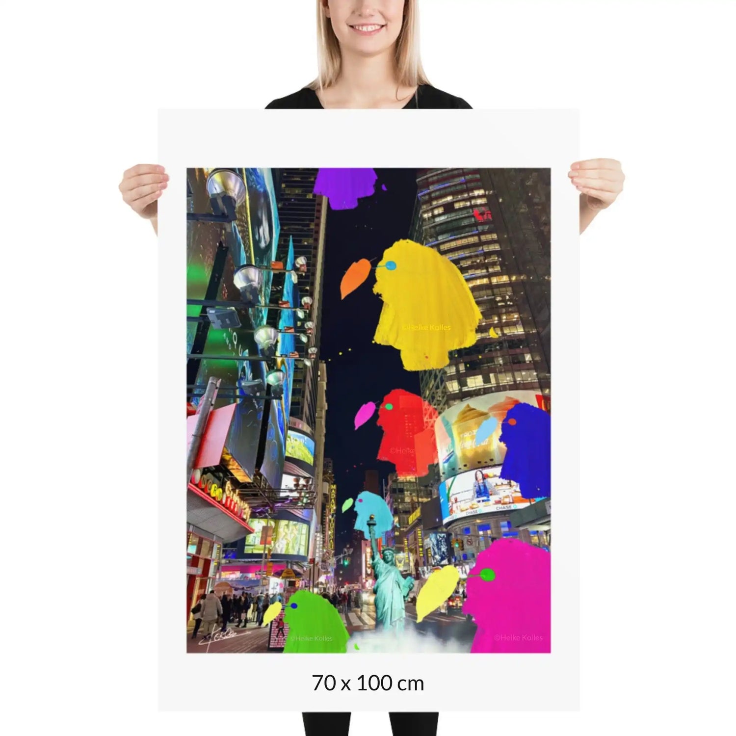 ART PRINT | The PARADISE BIRDS | VOYAGE - Times Square. Born fo fly free