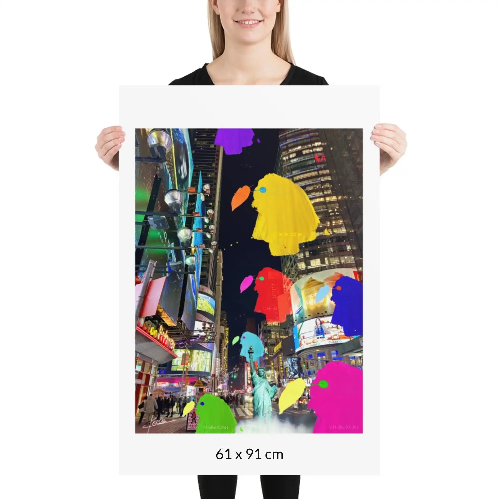 ART PRINT | The PARADISE BIRDS | VOYAGE - Times Square. Born fo fly free