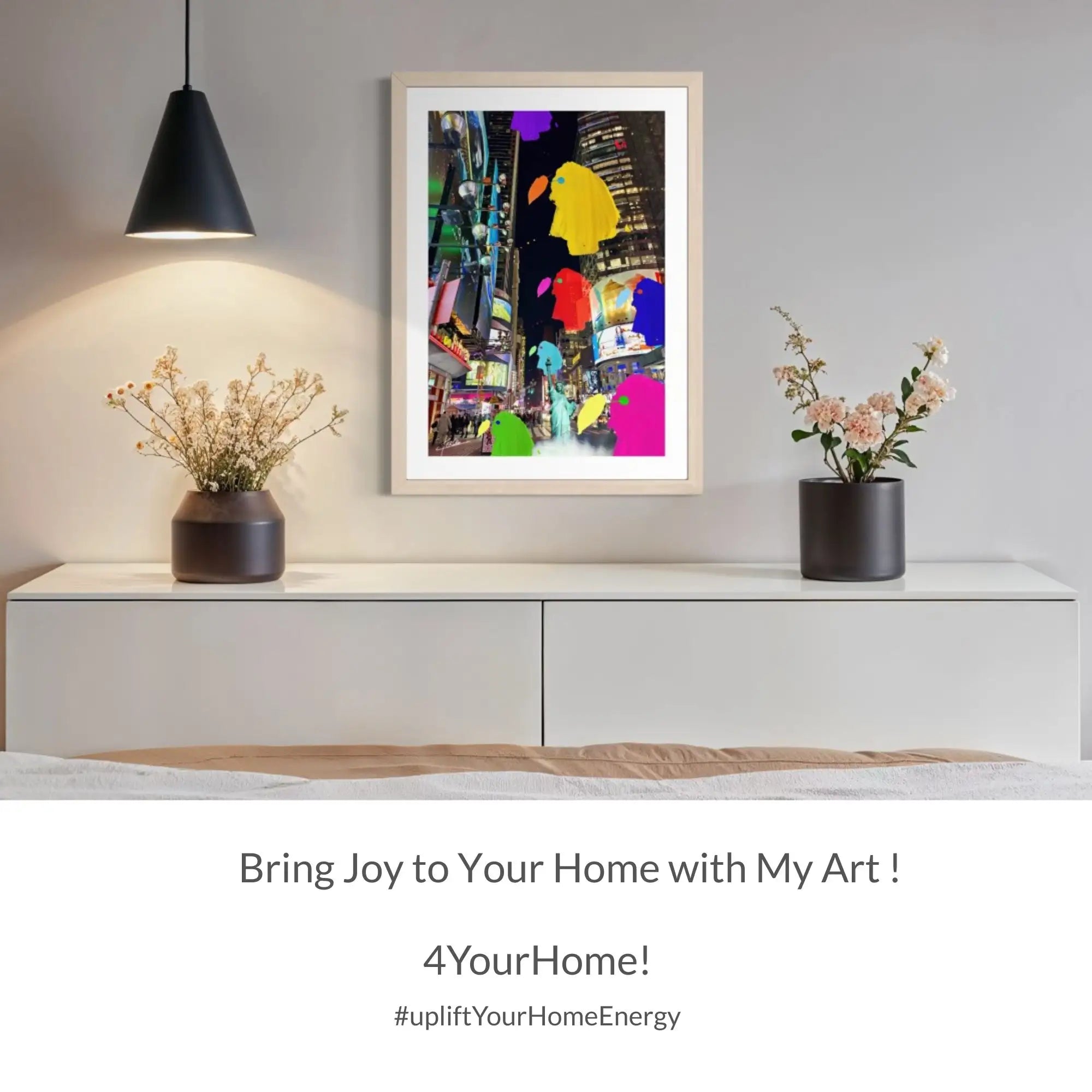 ART PRINT | The PARADISE BIRDS | VOYAGE - Times Square. Born fo fly free