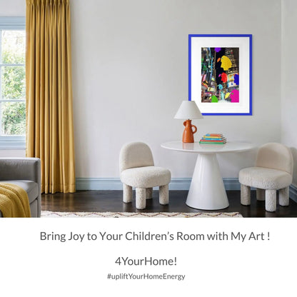 ART PRINT | The PARADISE BIRDS | VOYAGE - Times Square. Born fo fly free