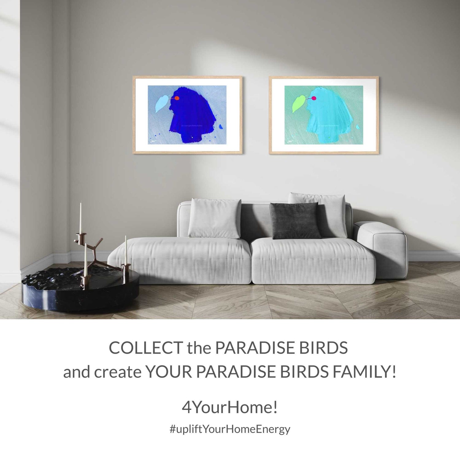 ART PRINT | BLUE PARADISE BIRD