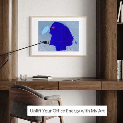 ART PRINT | BLUE PARADISE BIRD