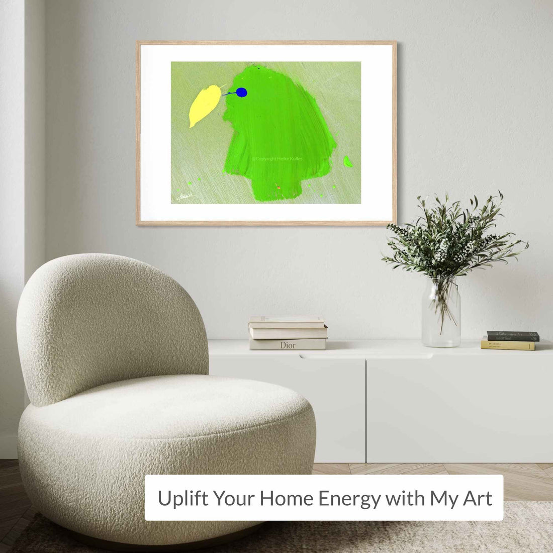 ART PRINT | GREEN PARADISE BIRD