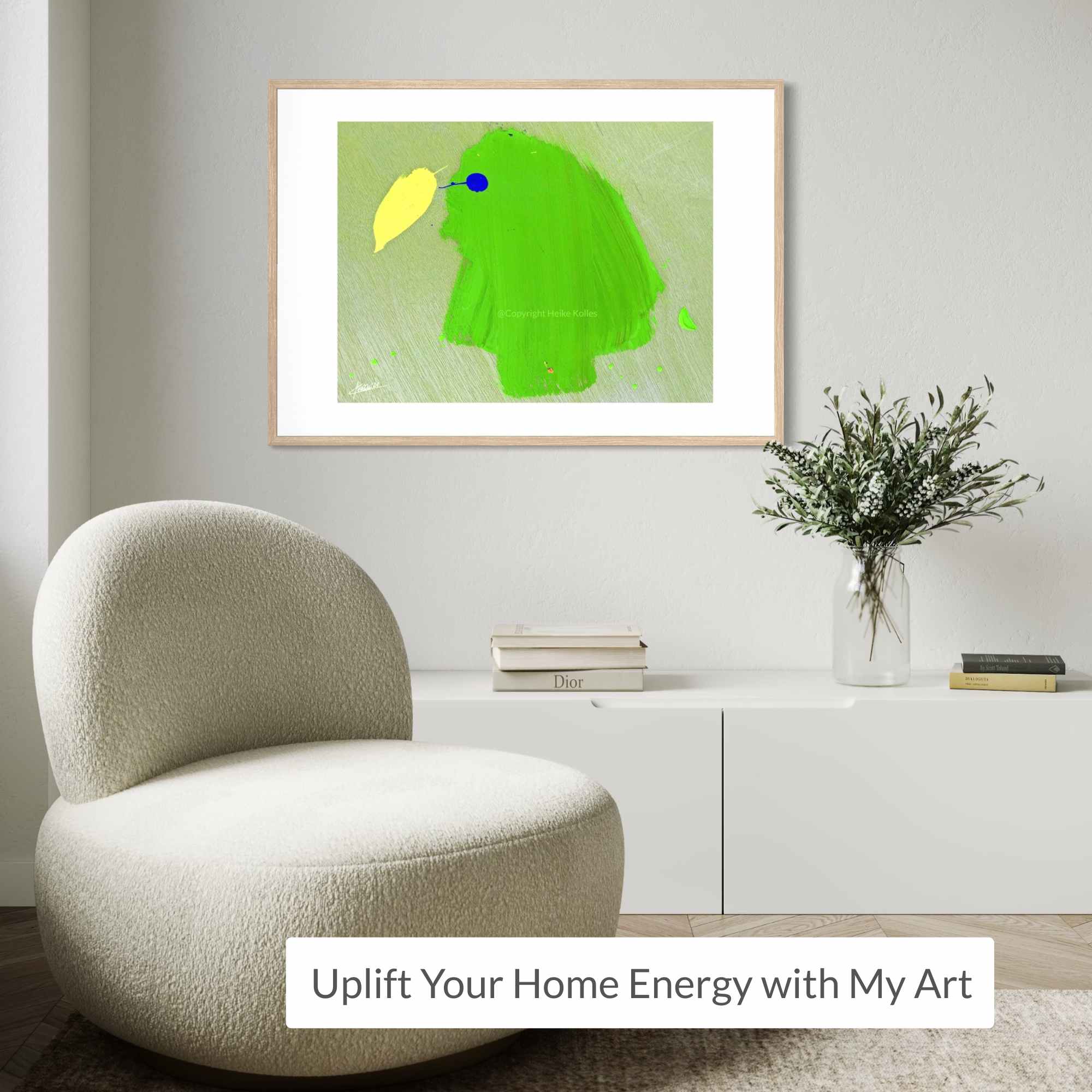 ART PRINT | GREEN PARADISE BIRD | CORE